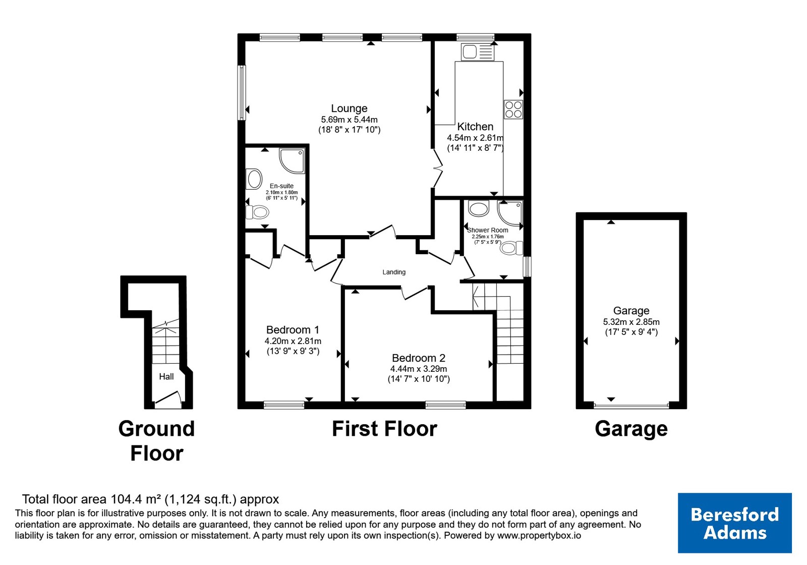 Flat 4, Conway Court,, Llanrwst Road, Colwyn Bay floorplan