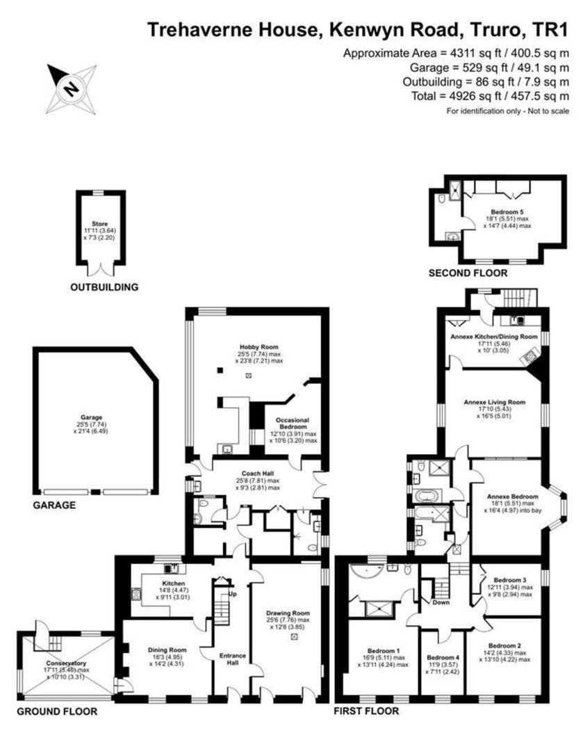 Trehaverne House, Kenwyn Road, Truro floorplan