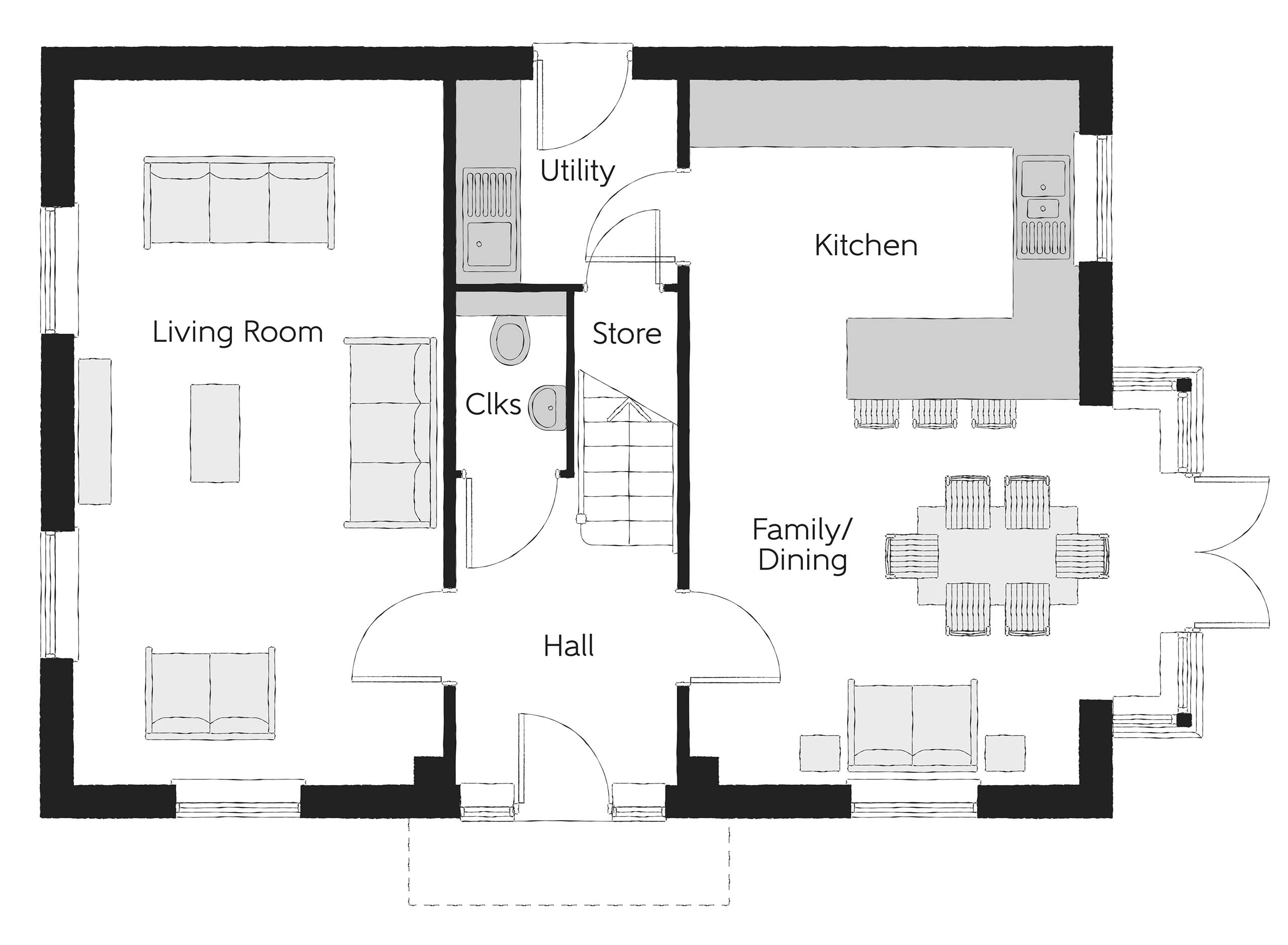 40, Newcastle Road, Whitmore, Baldwins Gate, Newcastle-Under-Lyme floorplan
