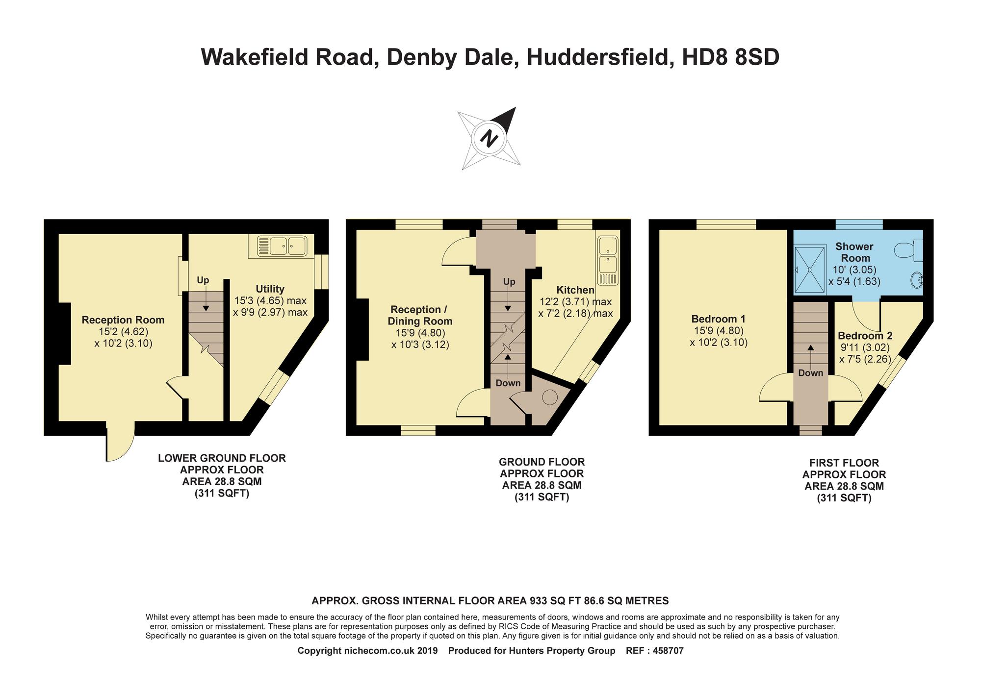 1 Bedrooms Town house for sale in Wakefield Road, Denby Dale, Huddersfield HD8