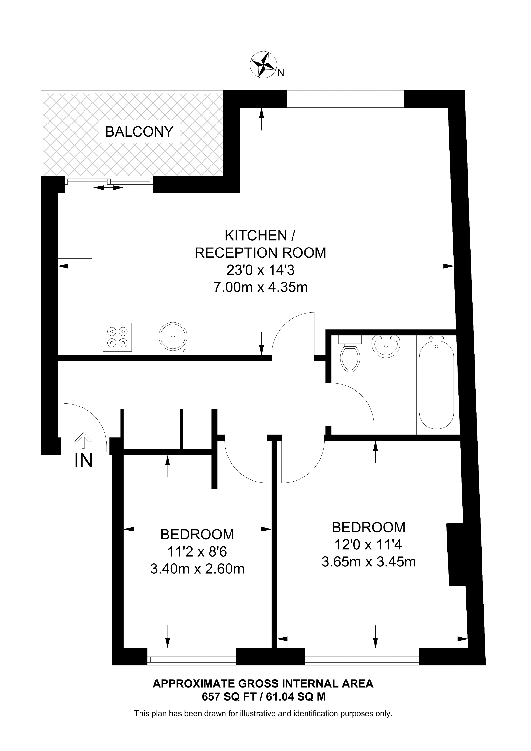 Nicoll Road, Harlesden floorplan