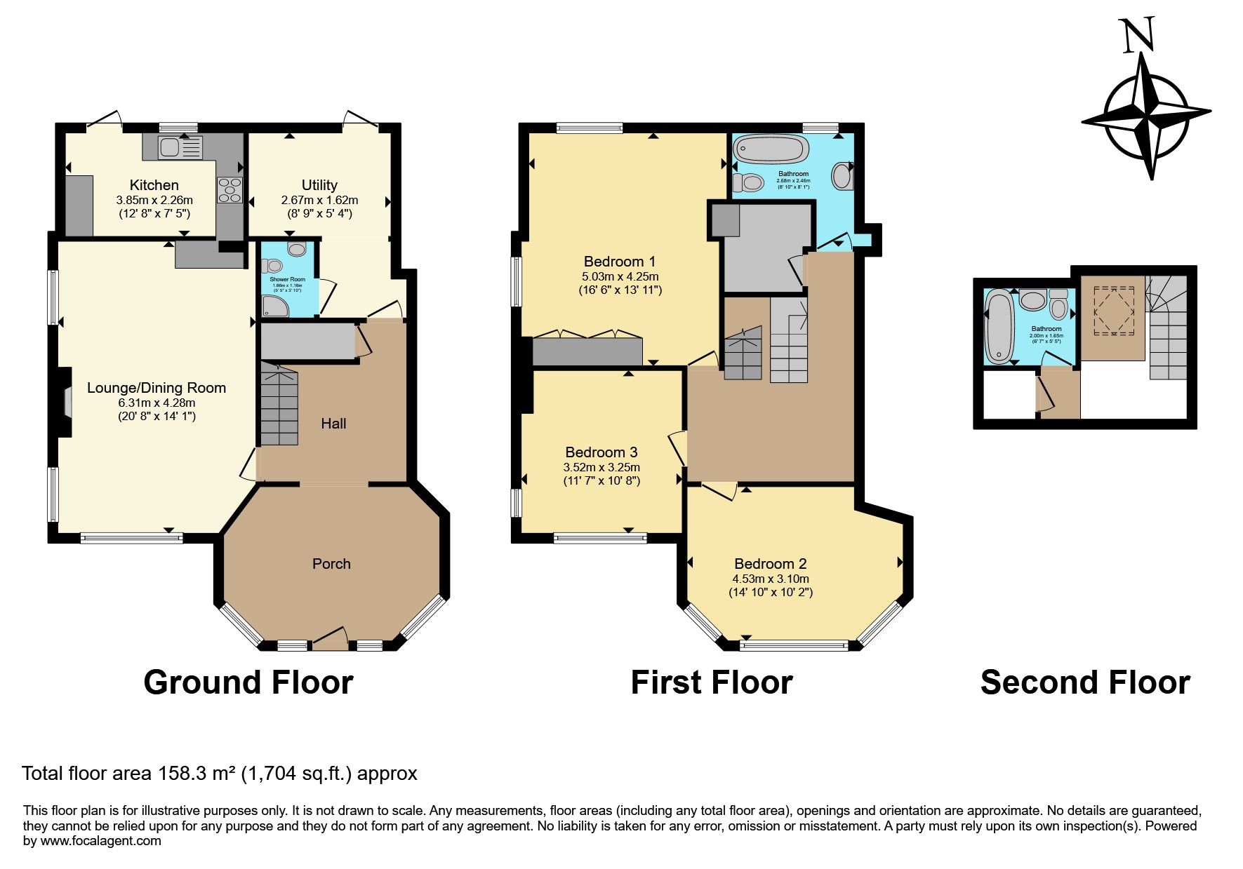 73, Southwood Road, Hayling Island floorplan