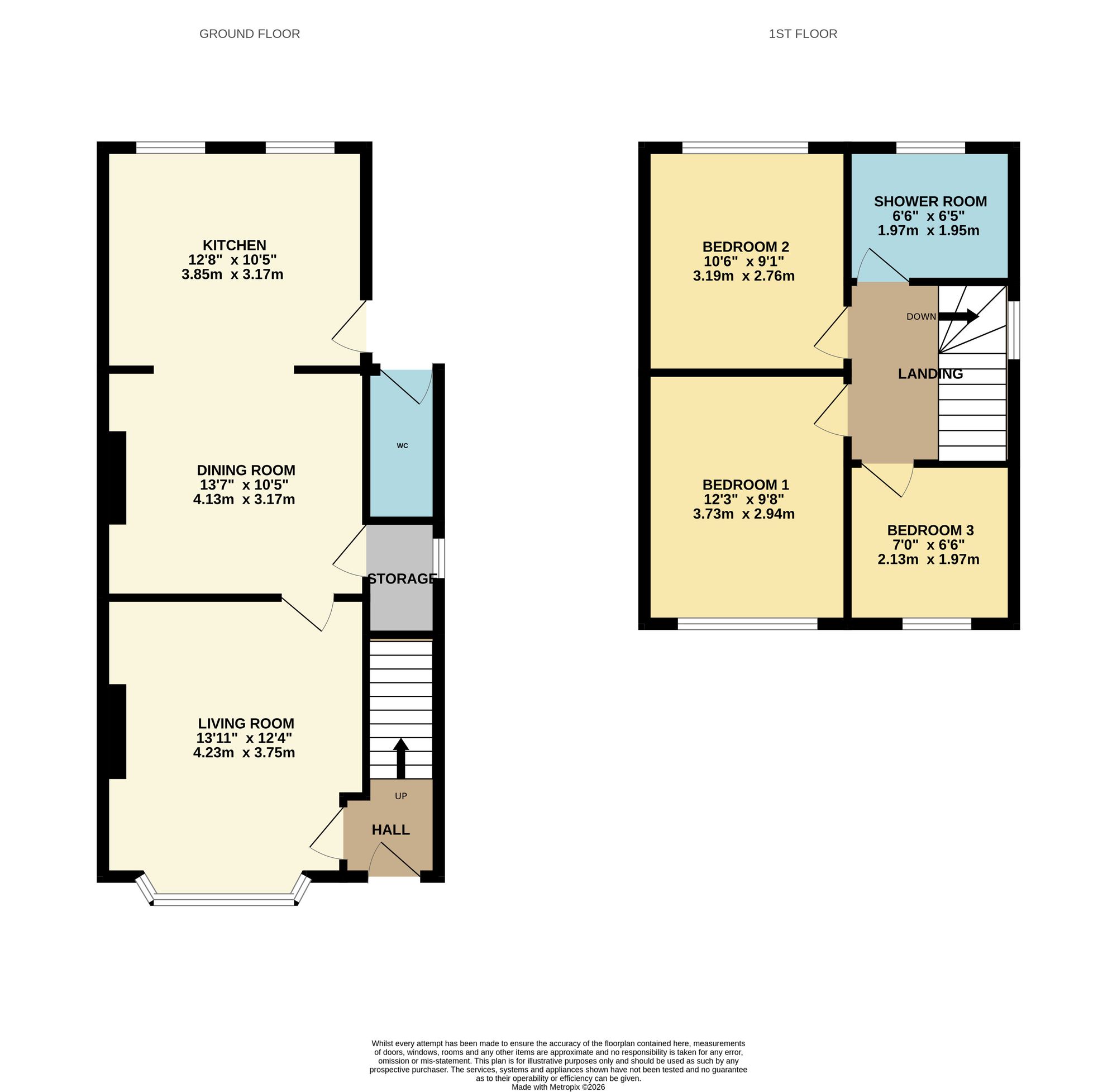 12 Town Street, Nottingham floorplan