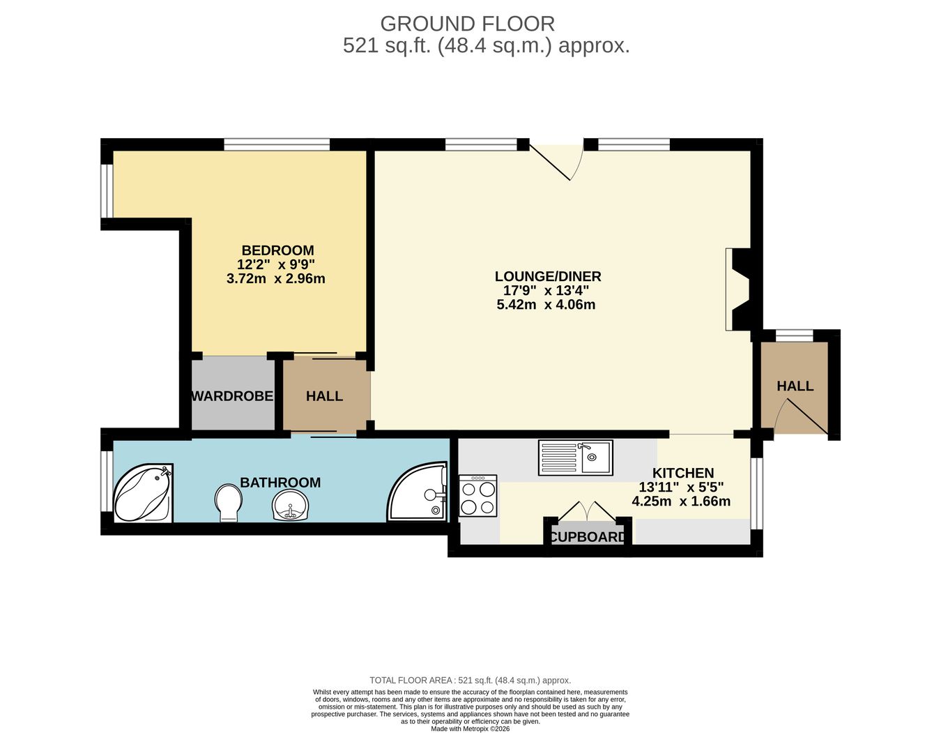2, 33 Collington Avenue, East Sussex floorplan