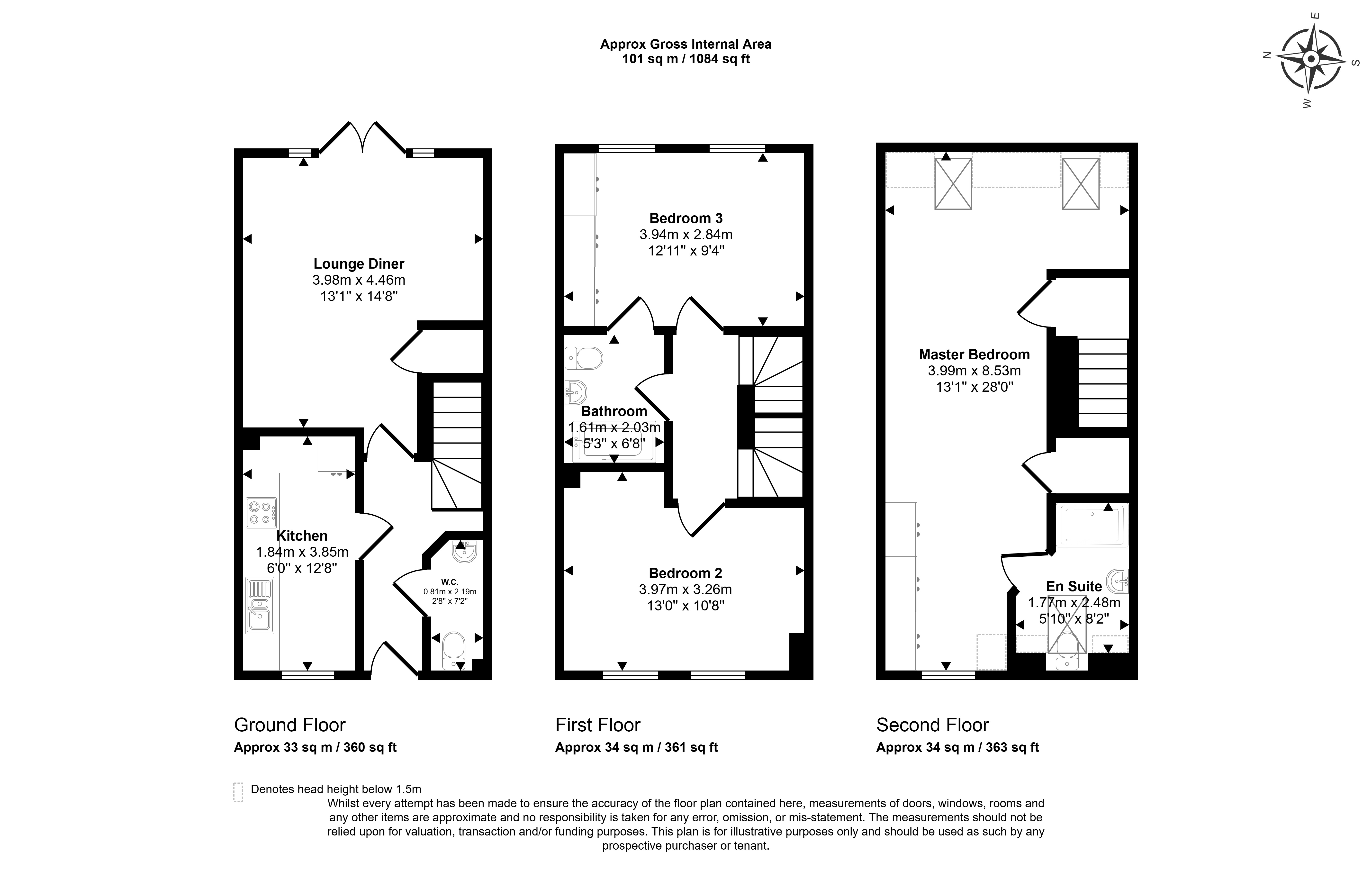 2, Dandelion Drive, Cramlington floorplan