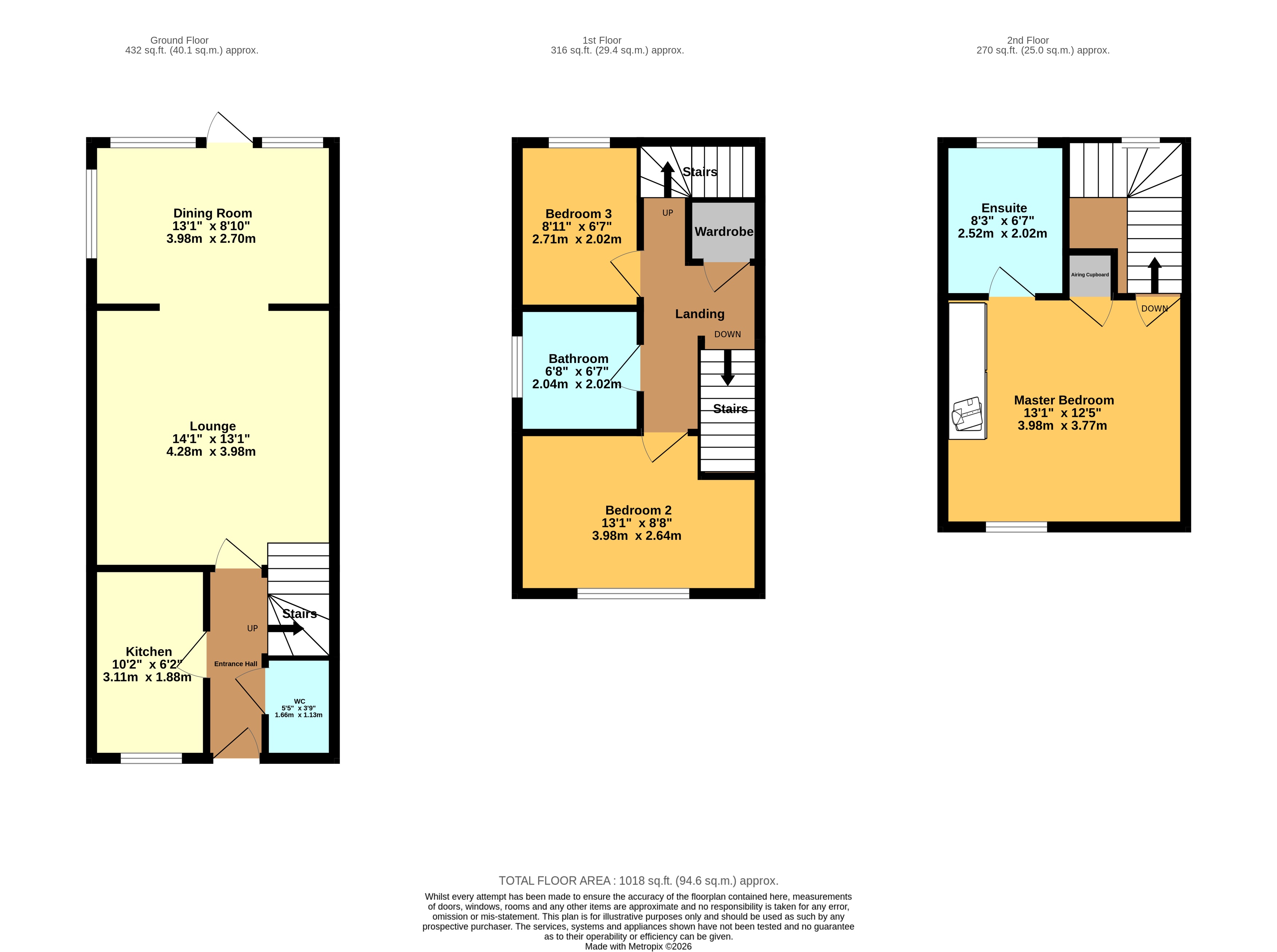 1, Mercury Drive, Wolverhampton floorplan
