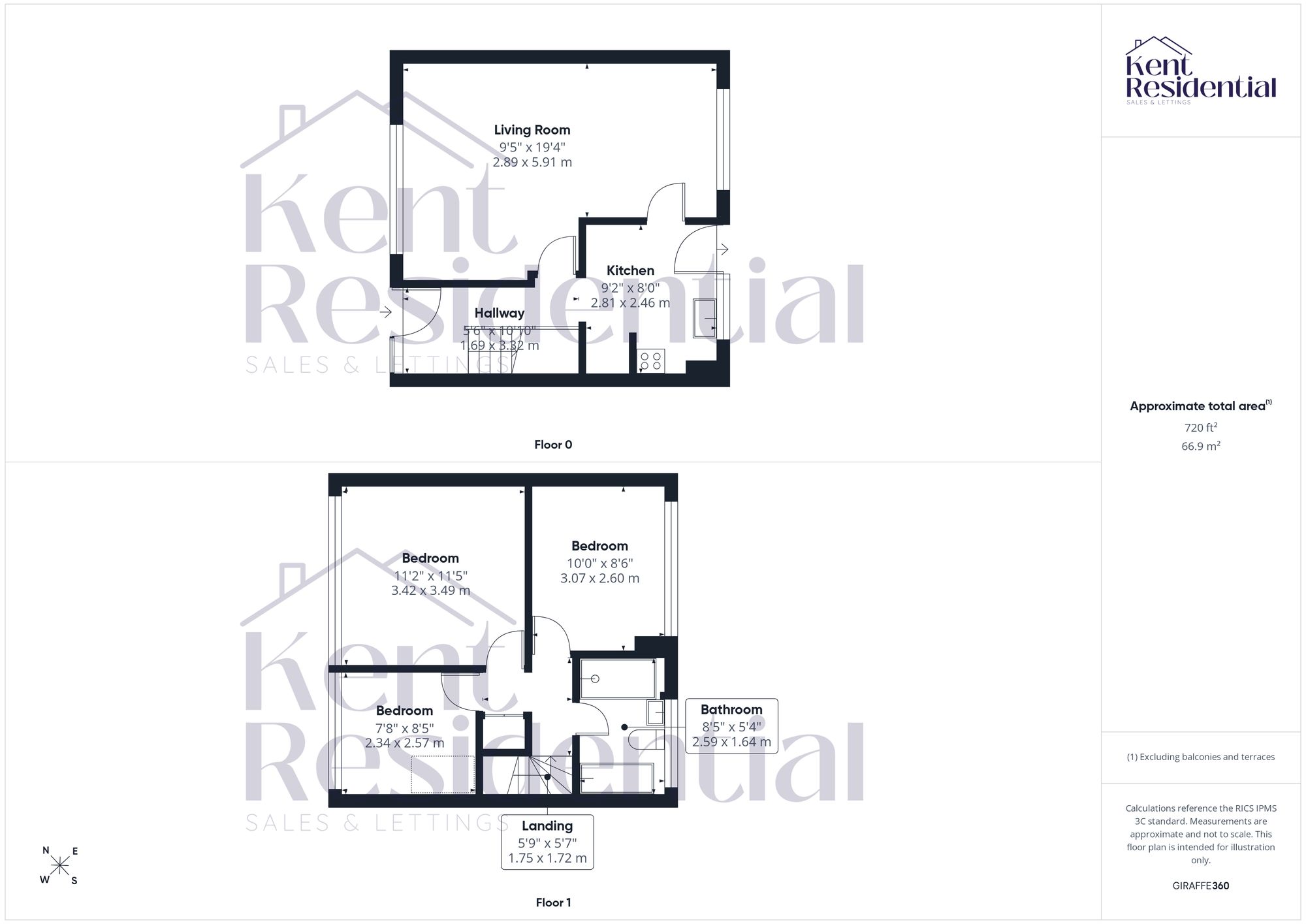 Flat 11 Mid Kent Shopping Centre Castle Road, Maidstone, Maidstone floorplan