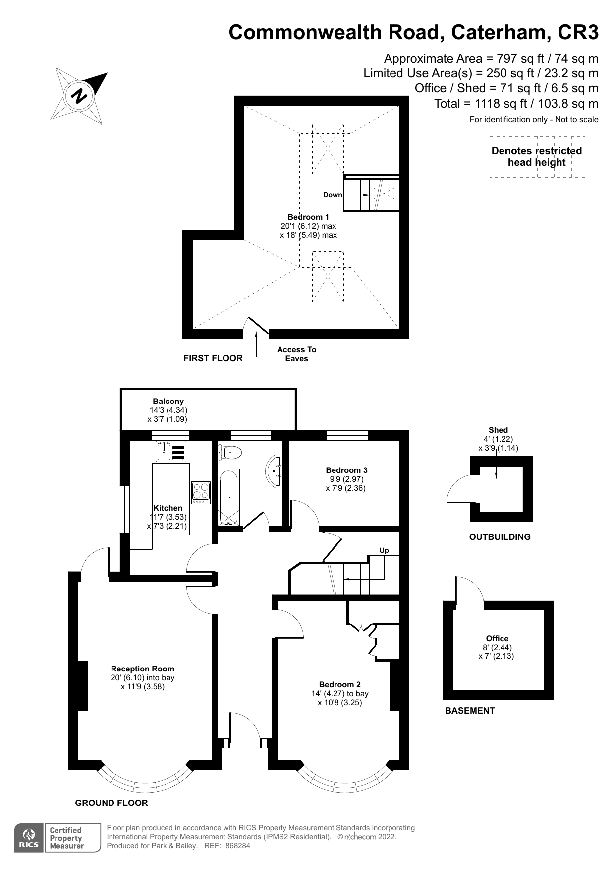 Commonwealth Road, Caterham, Surrey CR3, 3 bedroom bungalow for sale