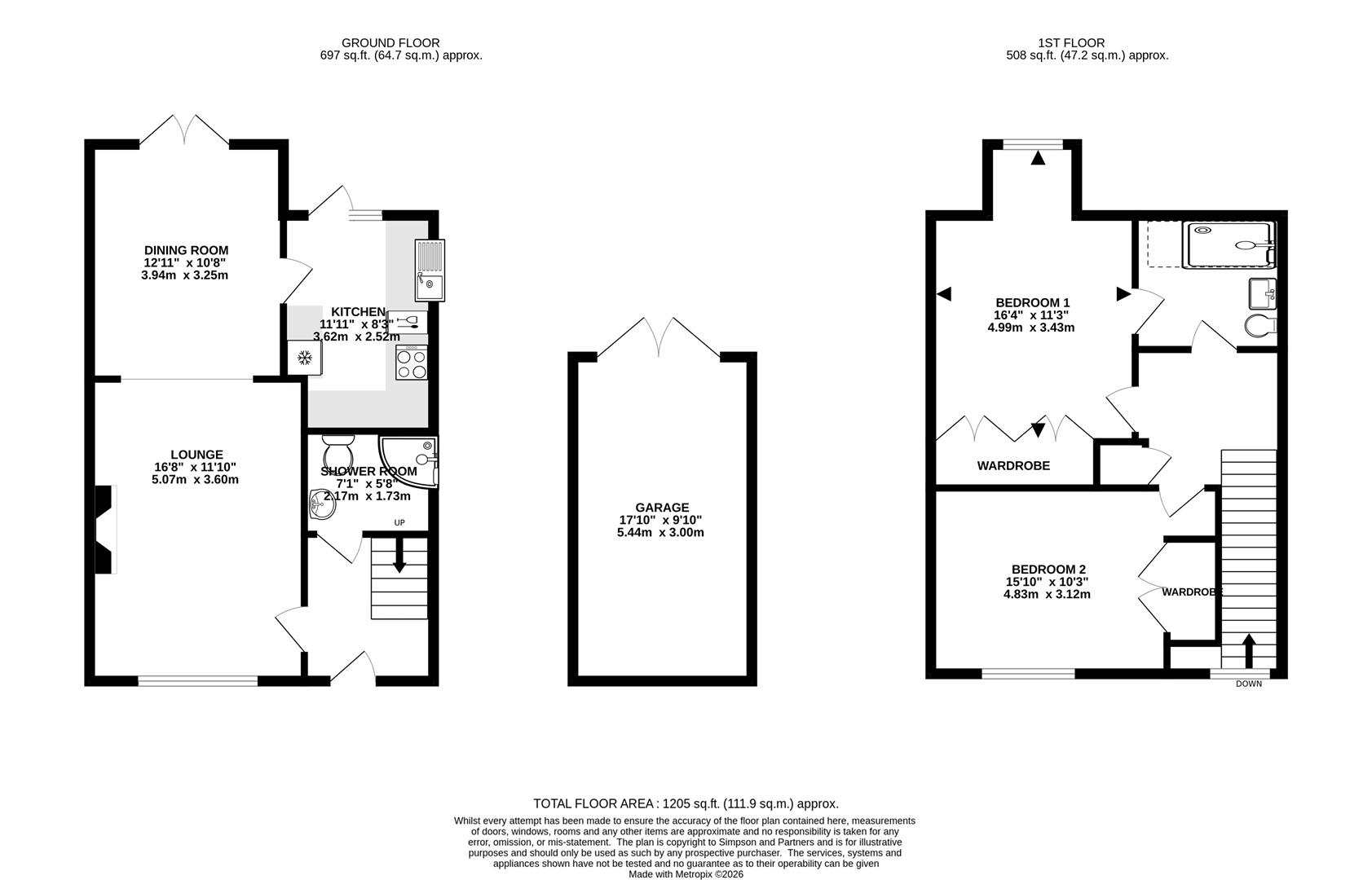 18, Carysfort Close, Elton floorplan