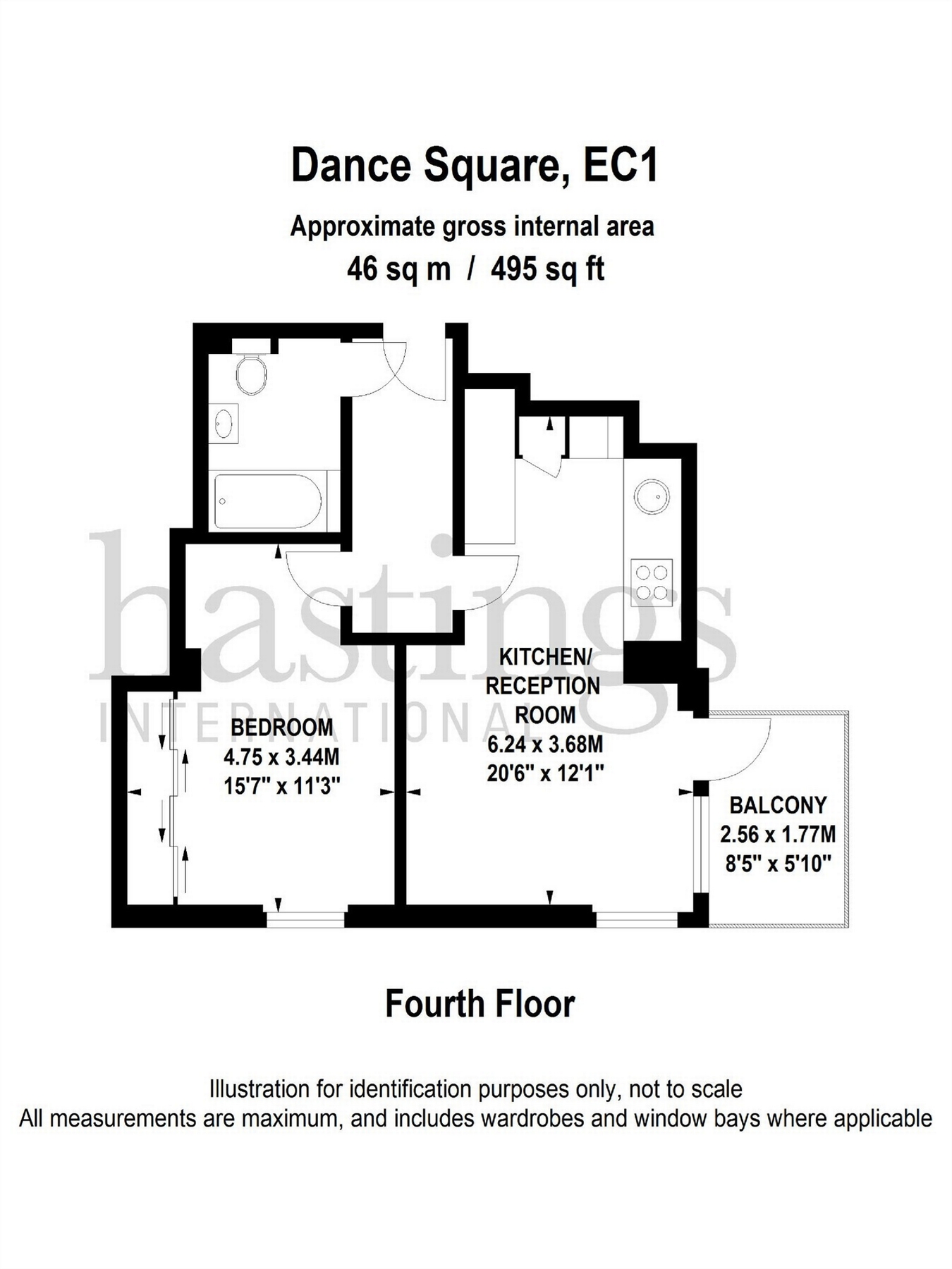 1 Bedrooms Flat for sale in Dance Square, Central Street, London EC1V