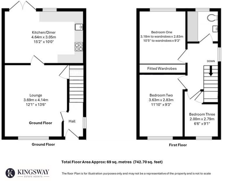 8, Greylag Close, Leicester floorplan