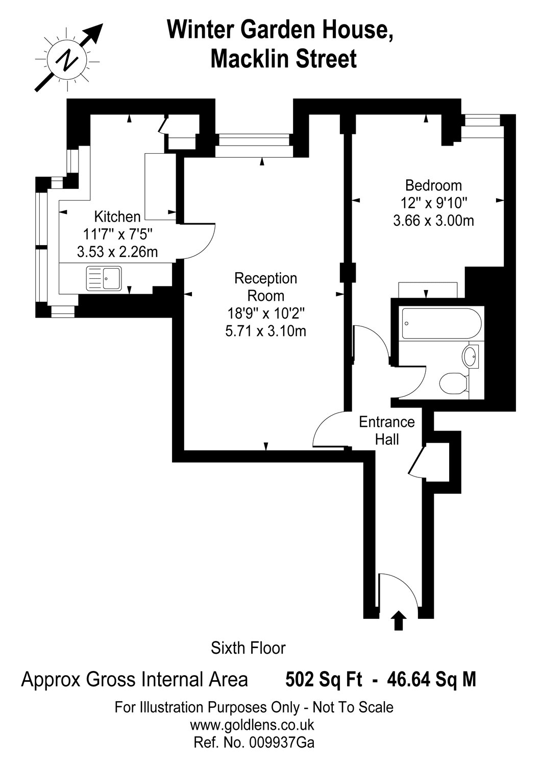 1 Bedrooms Flat to rent in Winter Garden House, 2 Macklin Street, Covent Garden WC2B