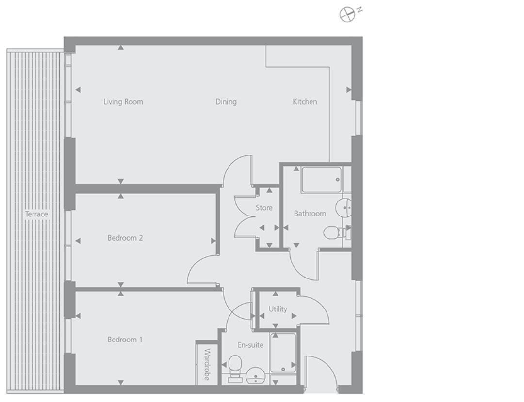 2 Bedrooms Flat to rent in Pages Walk, London SE1