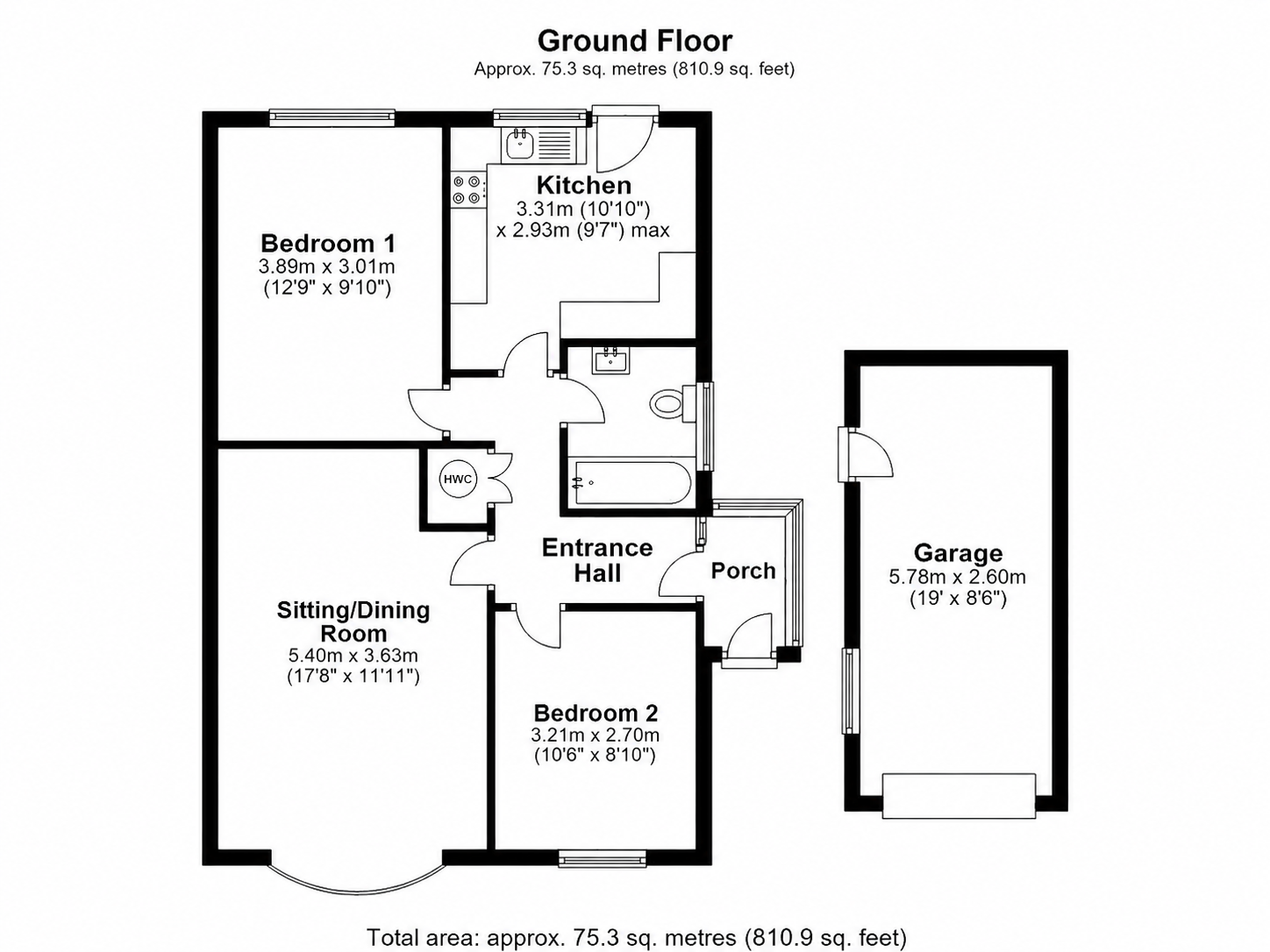 2, Thornwell Way, Somerset floorplan
