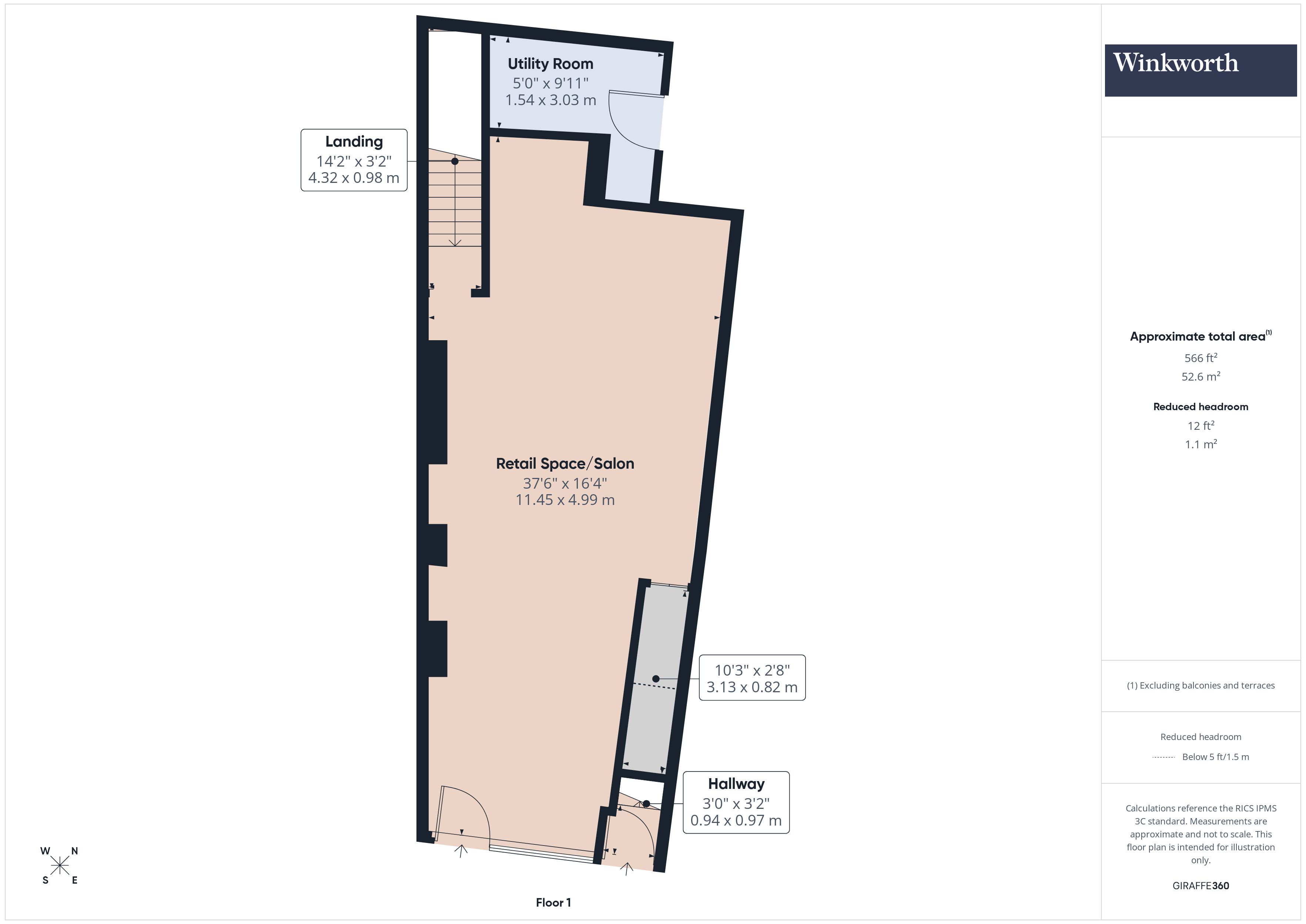 95a, Maple Road, Surbiton floorplan
