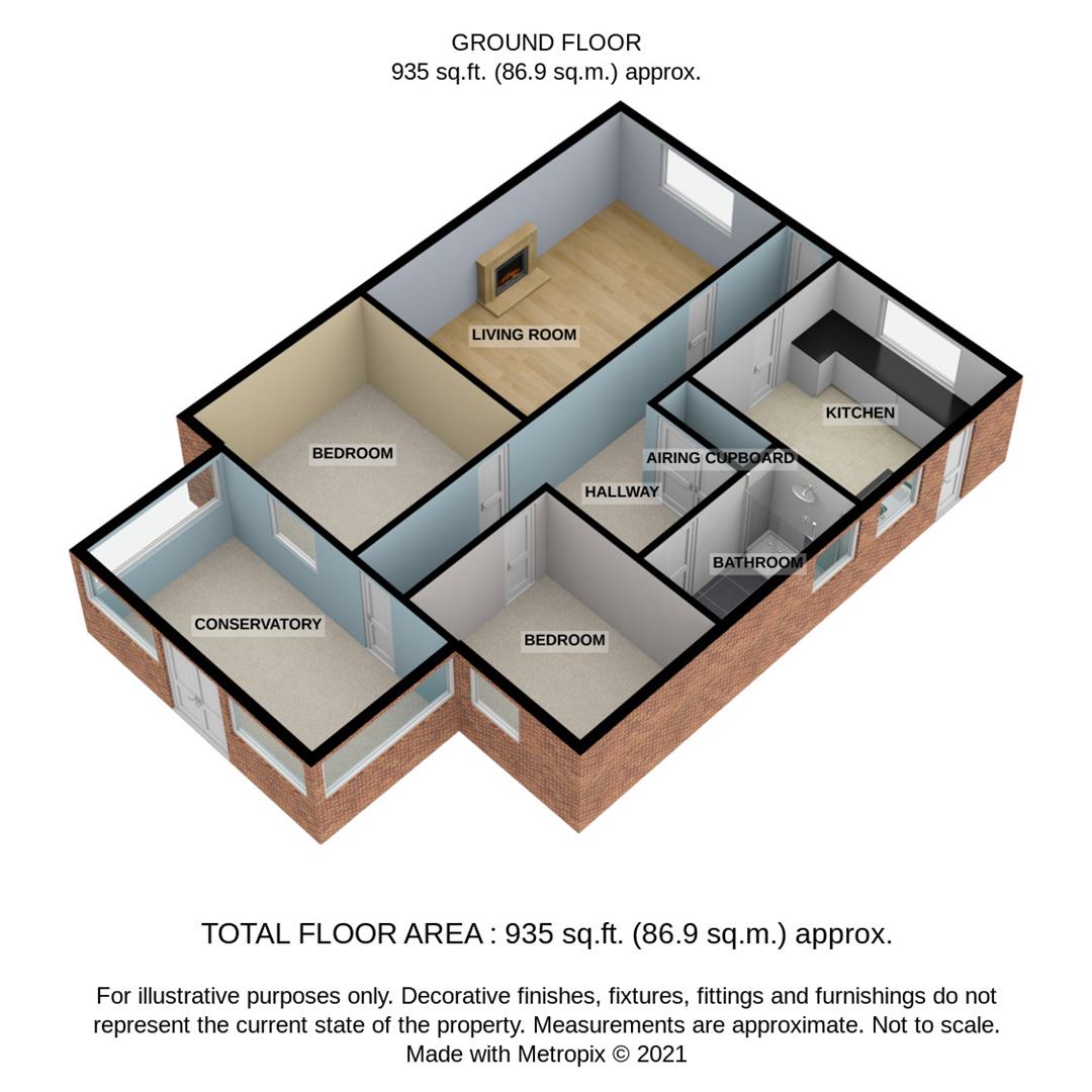 Brigg Road, South Kelsey, Market Rasen LN7, 2 bedroom detached bungalow