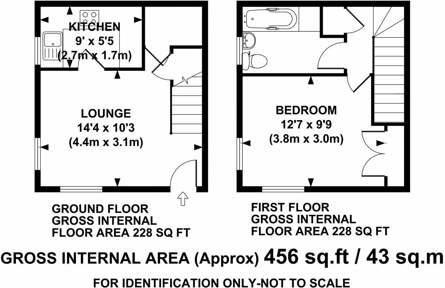 1 Lark Vale, Aylesbury floorplan