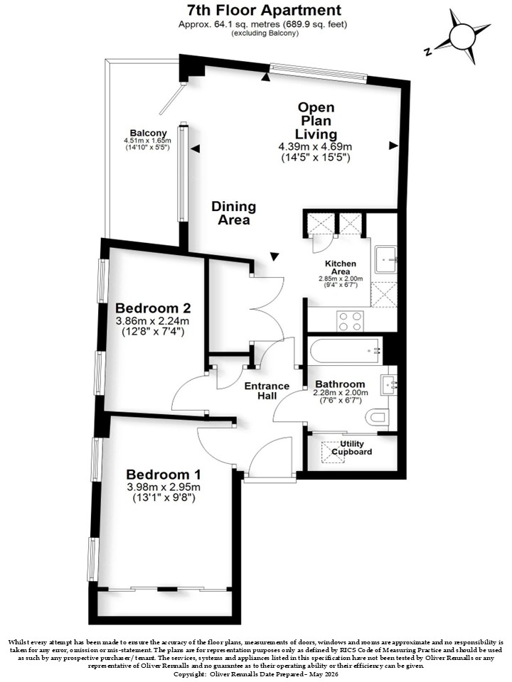 Juniper Crescent, London floorplan