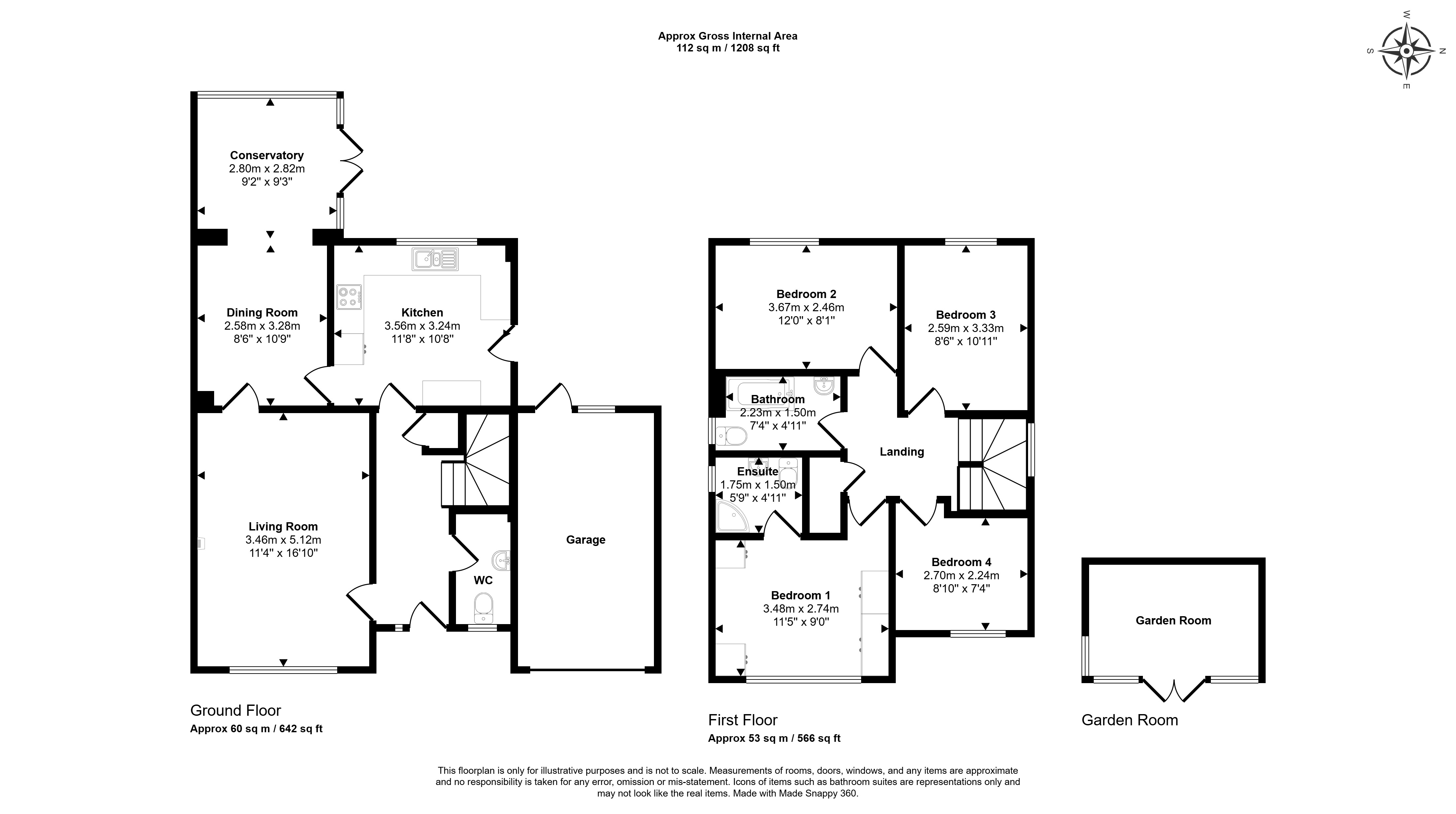 5, Canons Close, Warminster floorplan