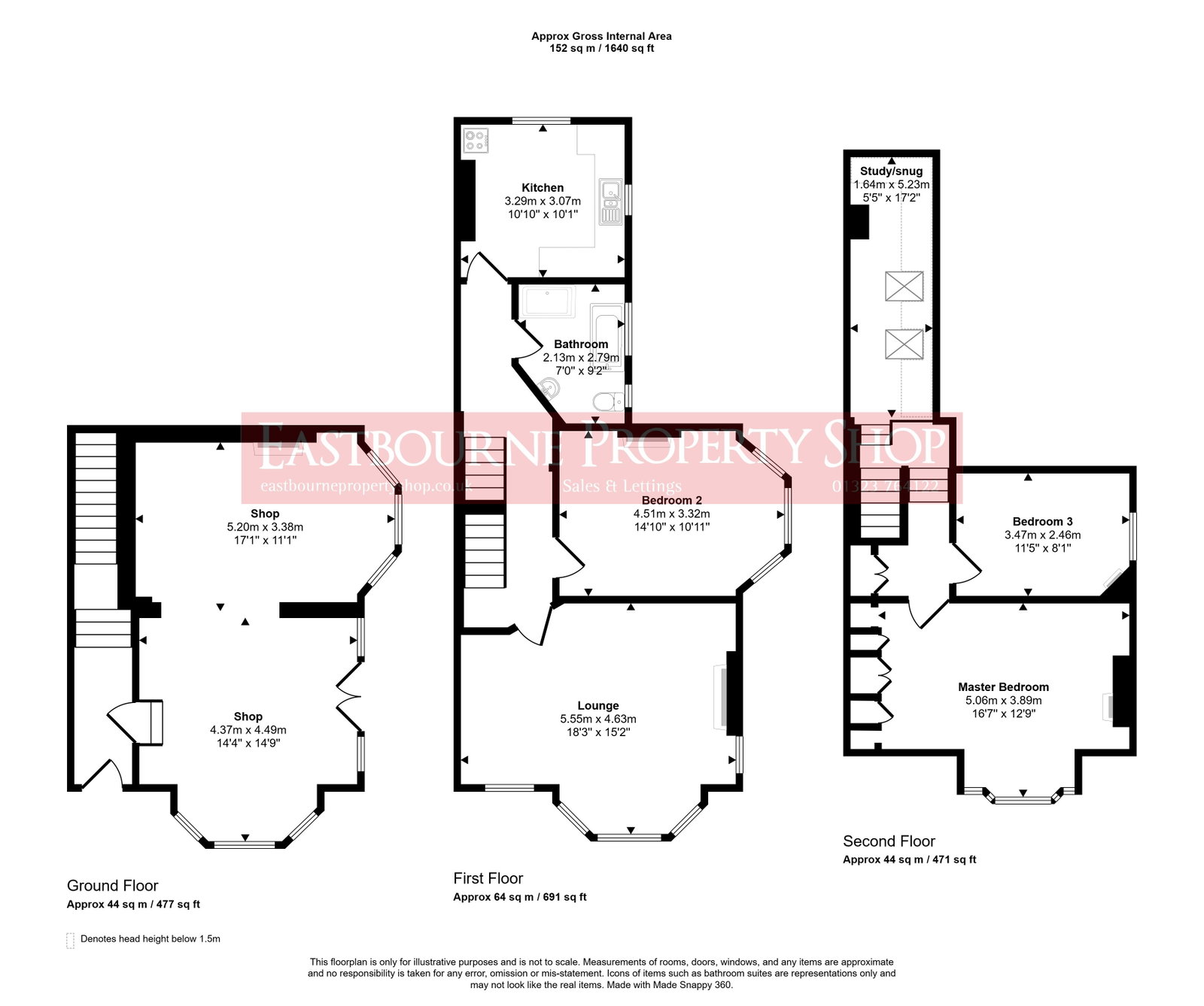 2, Gore Park Road, Eastbourne floorplan
