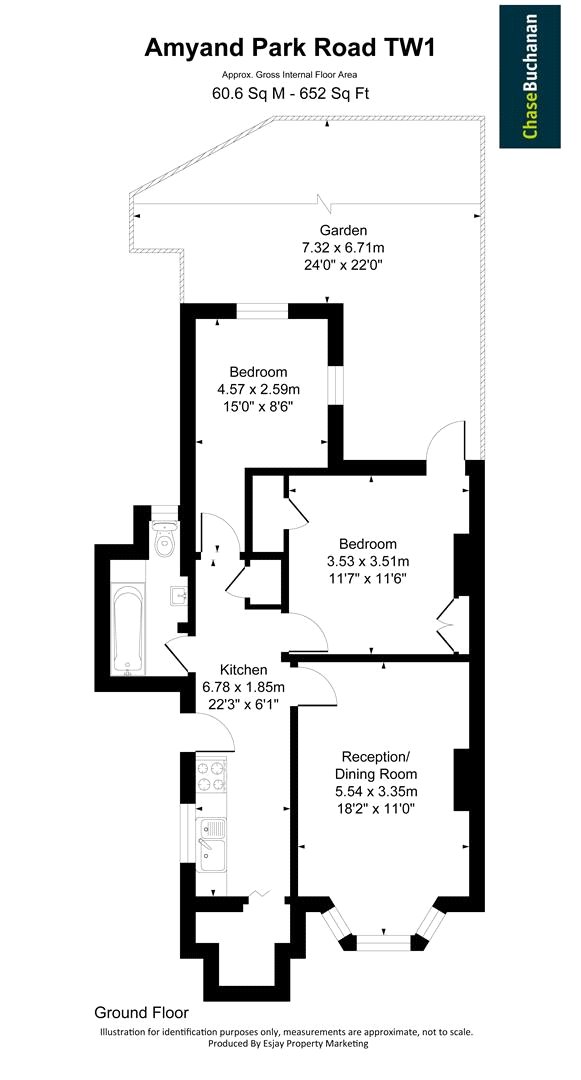 63a, Amyand Park Road, Twickenham floorplan