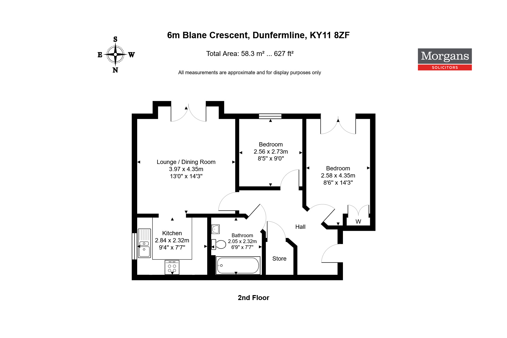 6M, Blane Crescent, Dunfermline floorplan