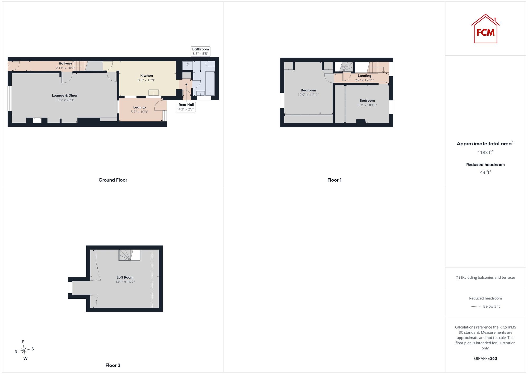 12 Penzance Street, Moor Row floorplan