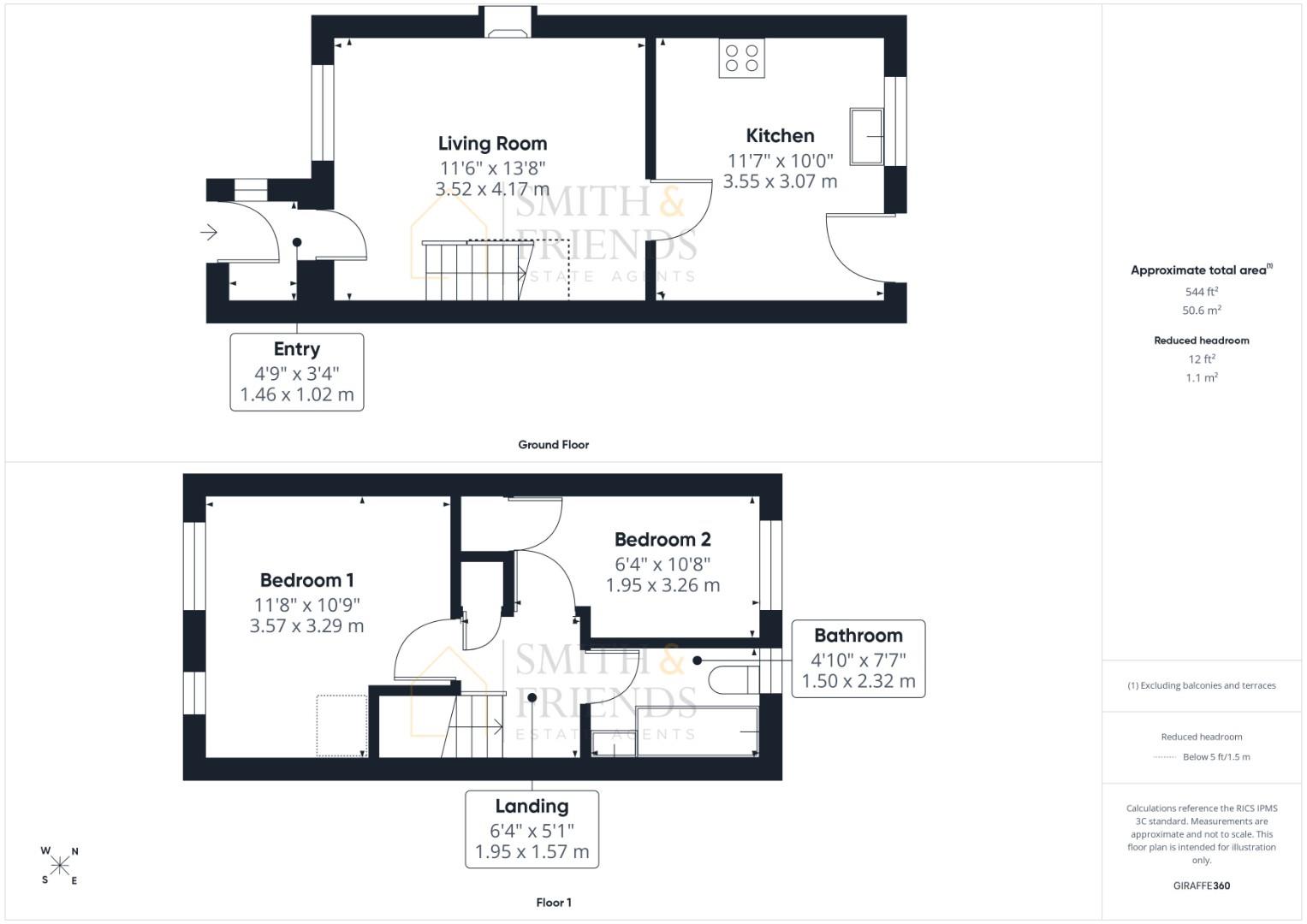 6, Haresfield Way, Ingleby Barwick floorplan