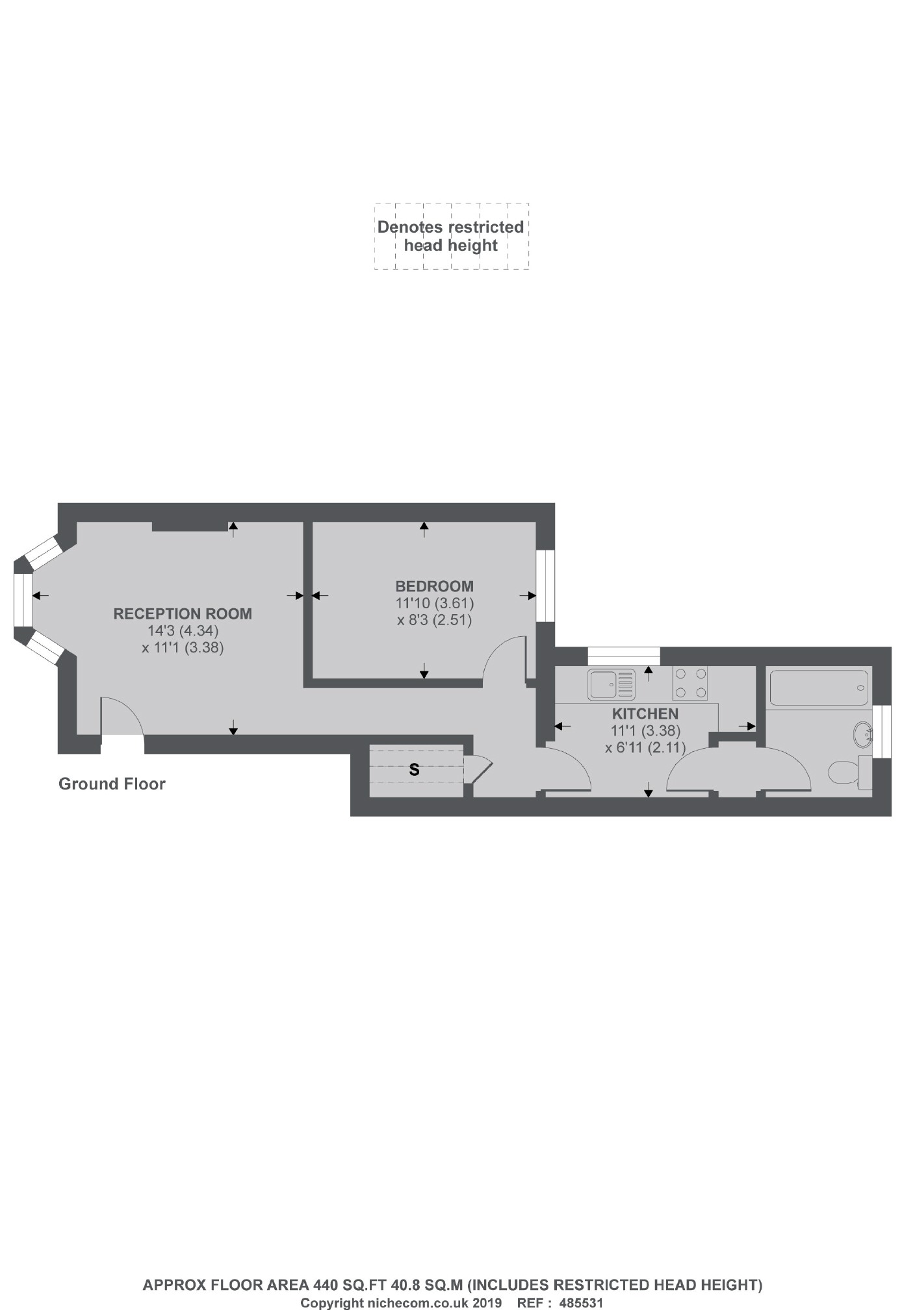 23A, Tadmor Street, London floorplan