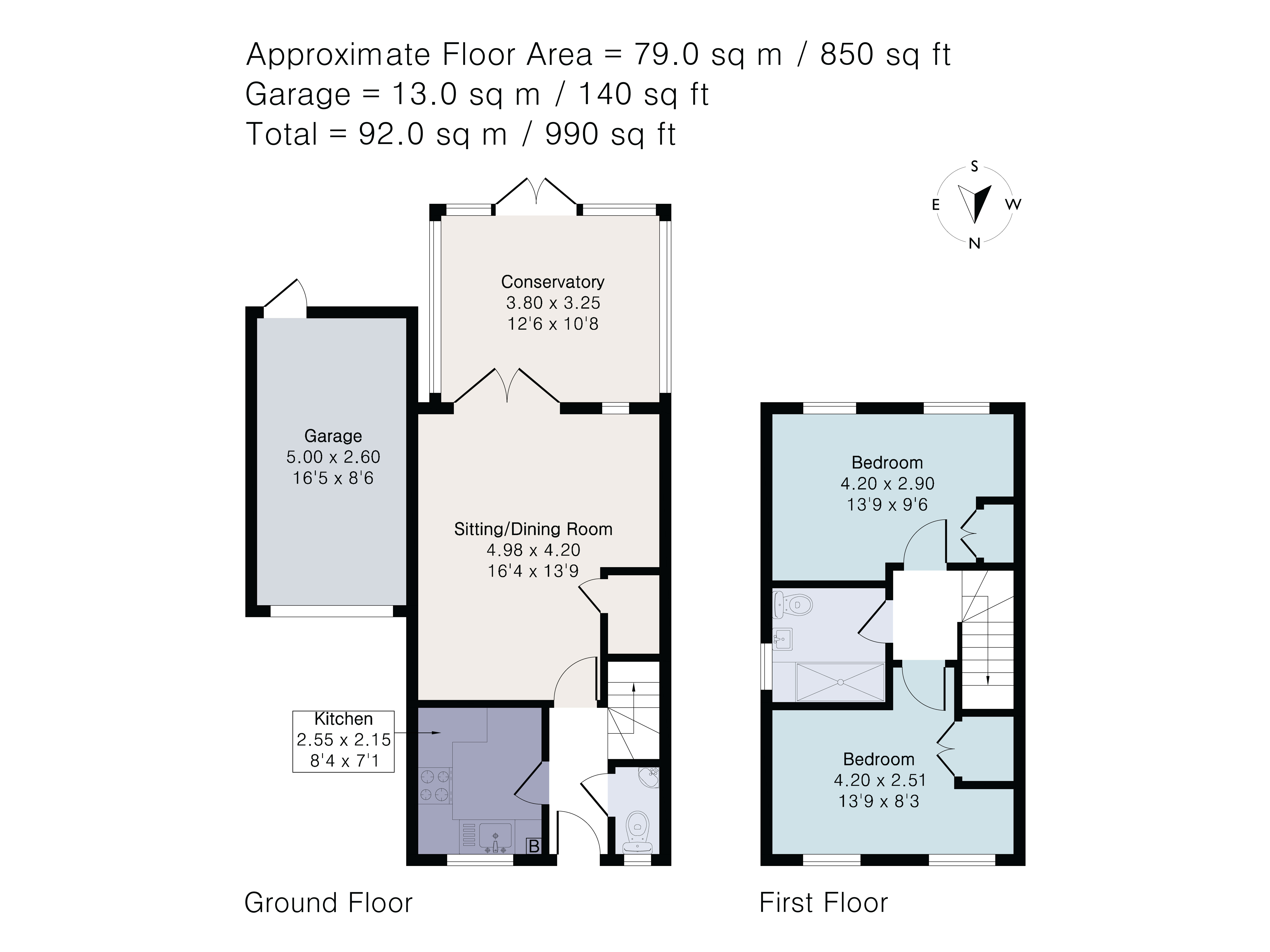 34, Northend Close, West Sussex floorplan