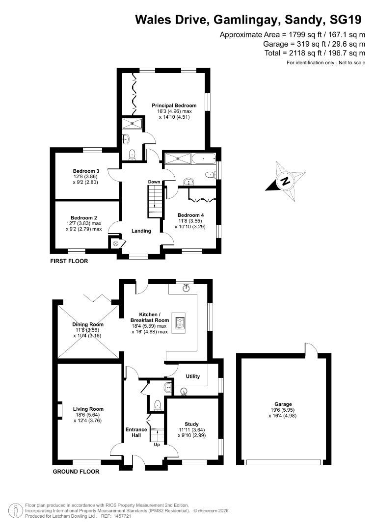 32, Wales Drive, Gamlingay floorplan