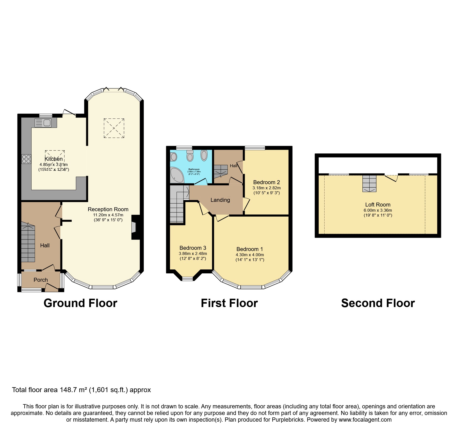 66, Nelson Road, London floorplan