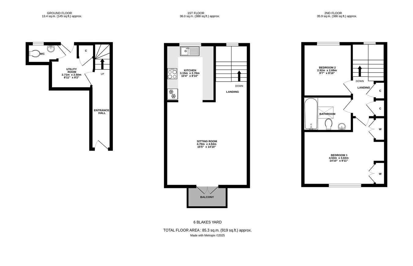 New Street Mews, Lymington, SO41 floorplan