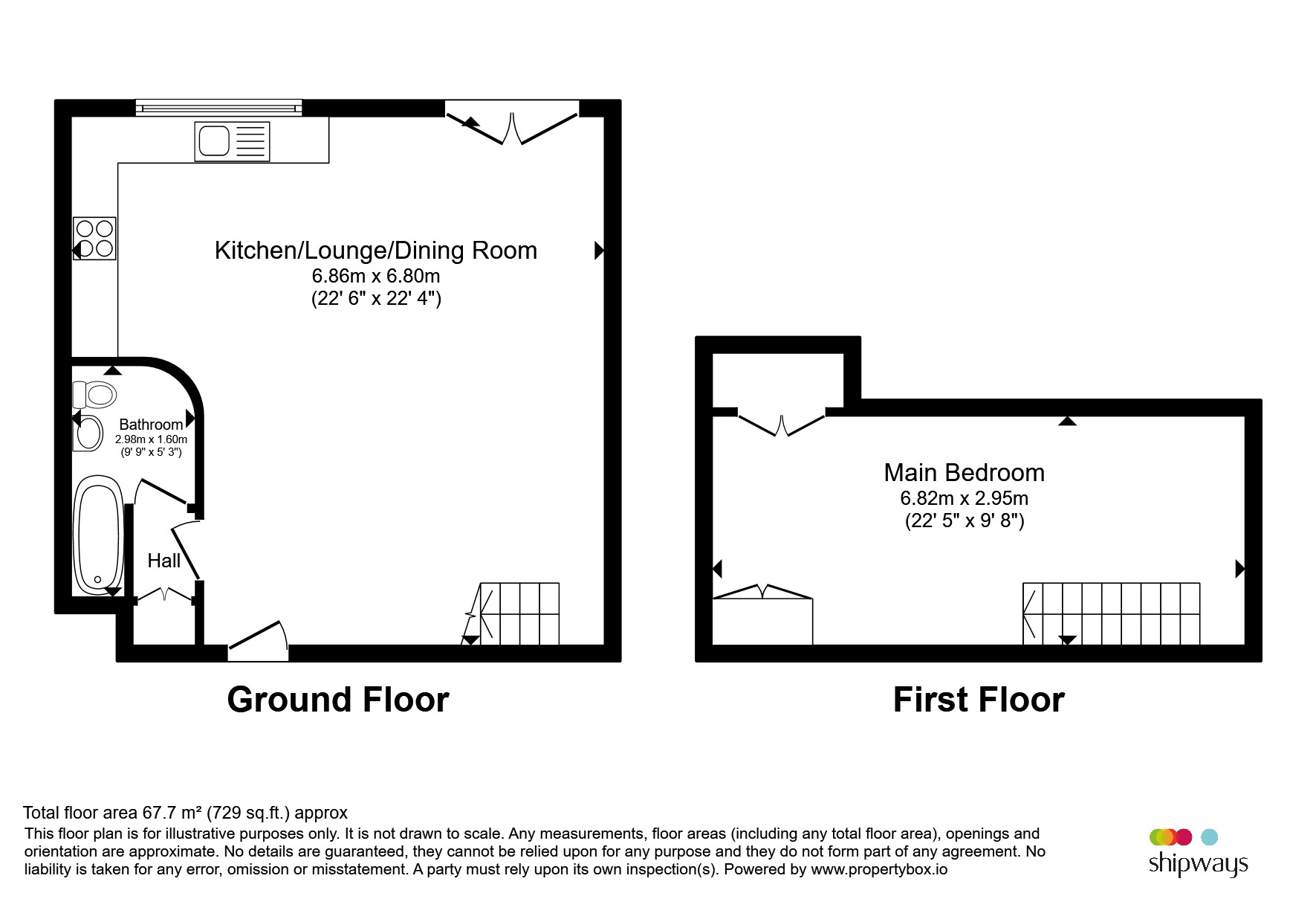 Flat 215, Metropolitan Lofts, Parsons Street, Dudley floorplan