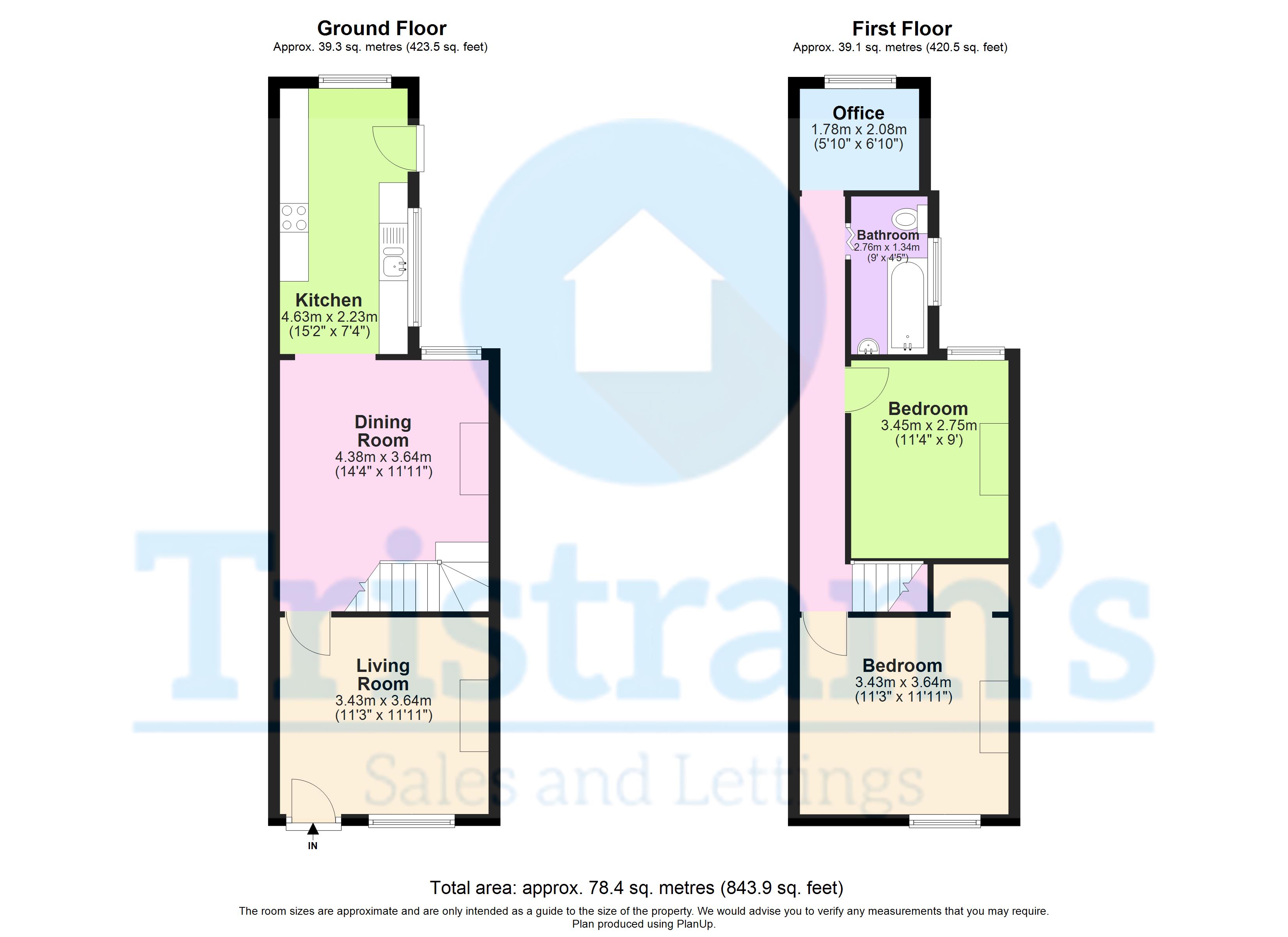 129, Granville Avenue, Nottingham floorplan