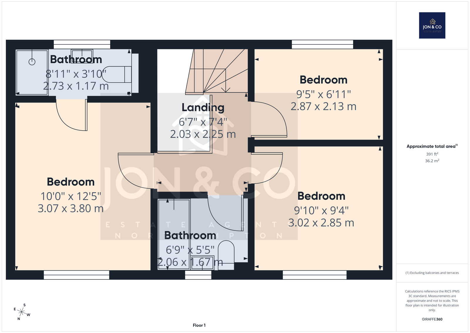 132, Damselfly Road, Northampton floorplan