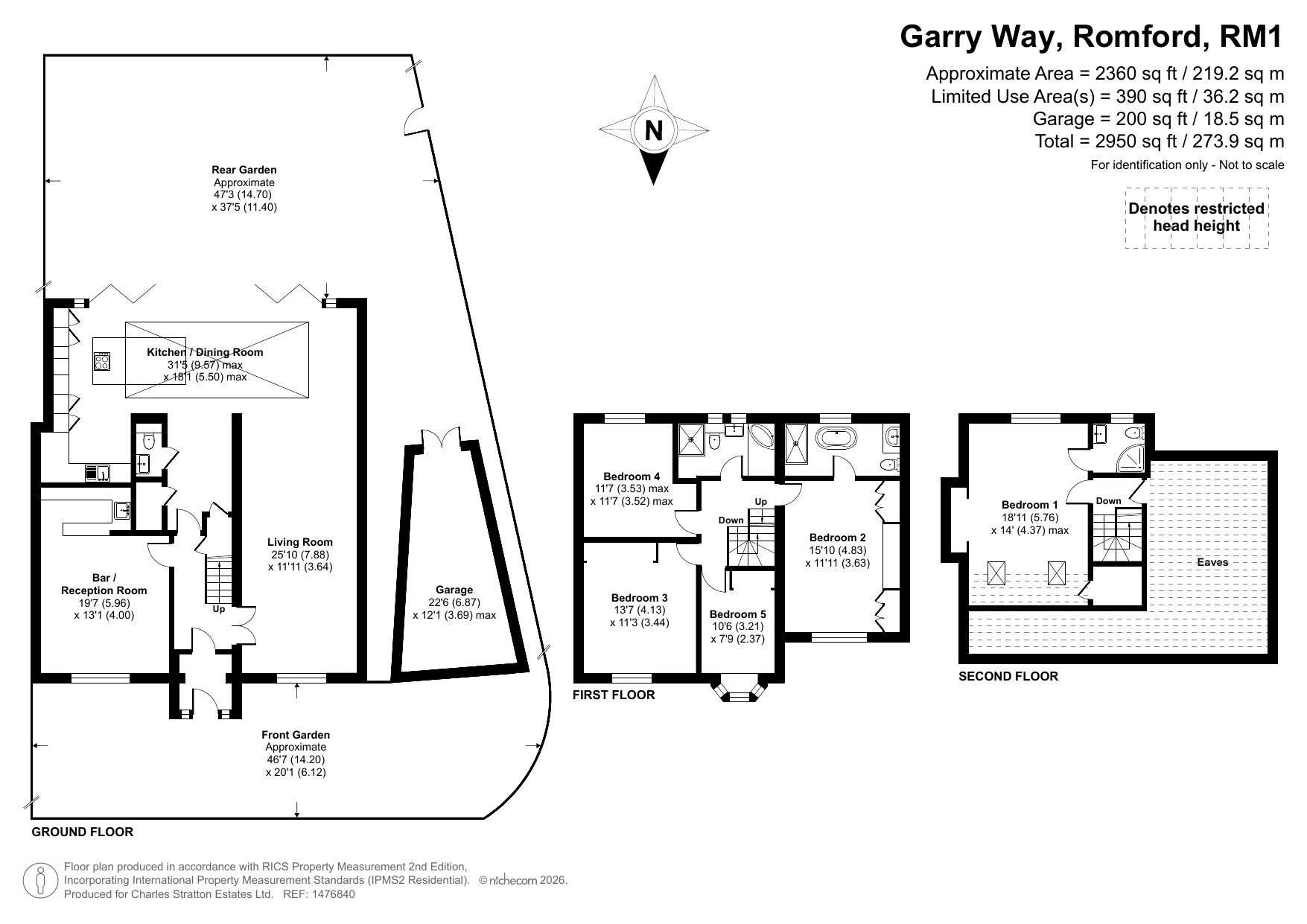 51 Garry Way, Romford floorplan