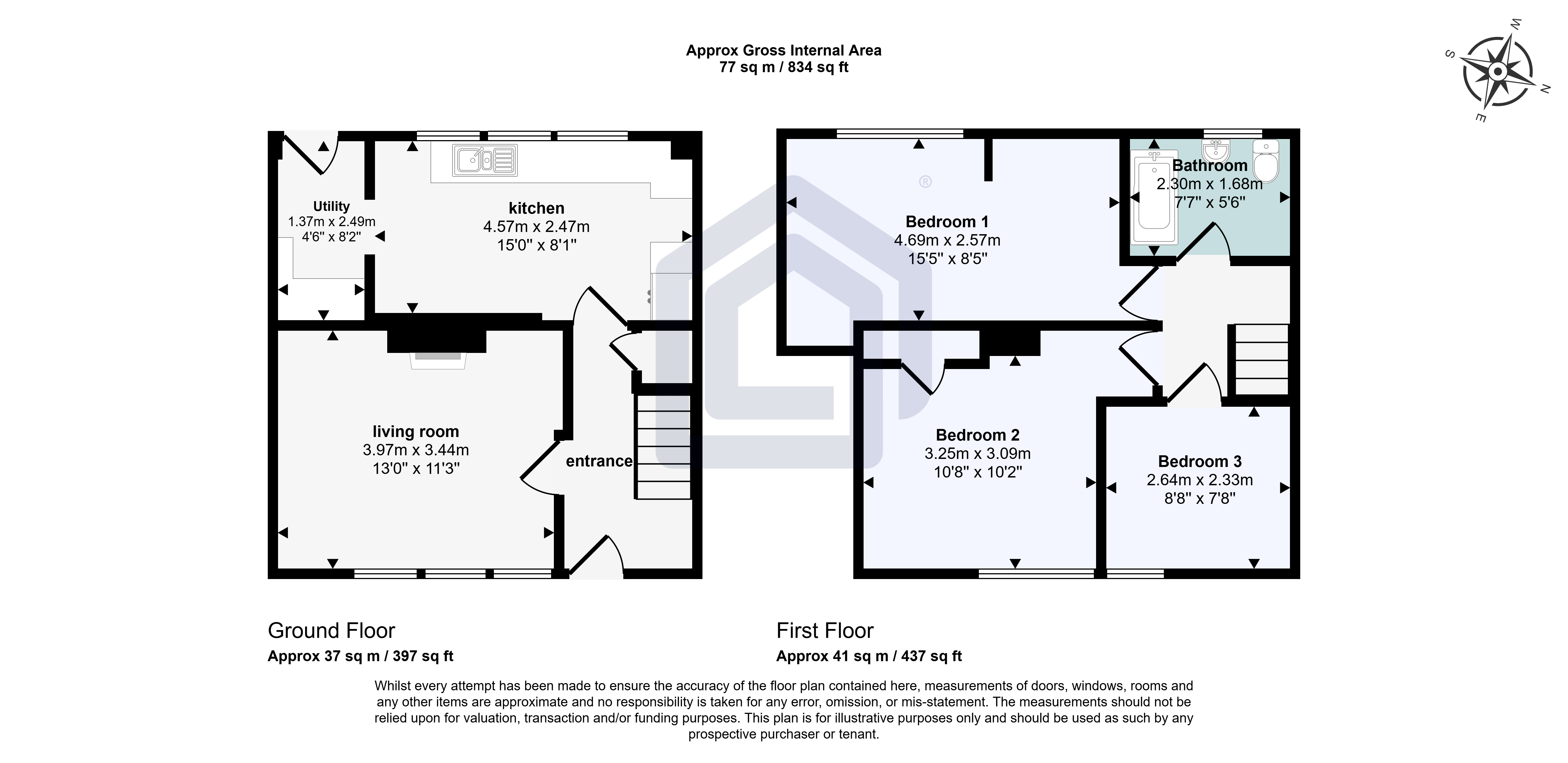 59 Houldsworth Drive, 59 Houldsworth Drive, Chesterfield floorplan