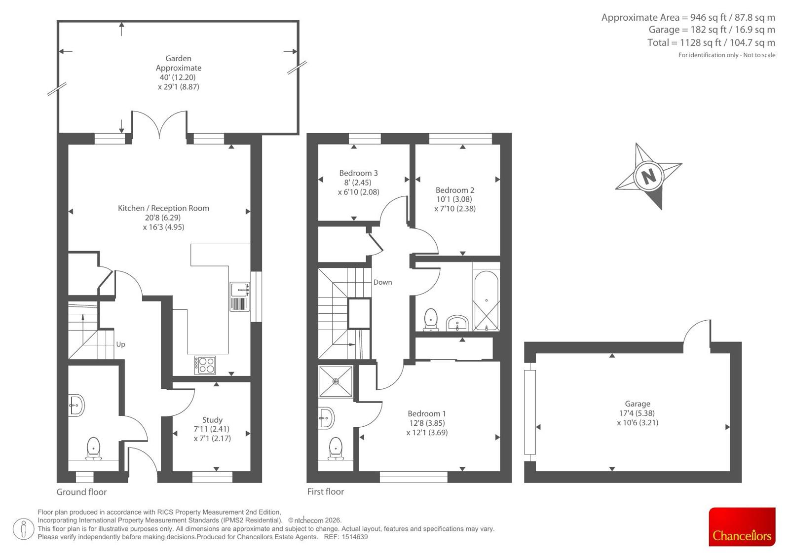 1F, Pond Park Road, Chesham floorplan