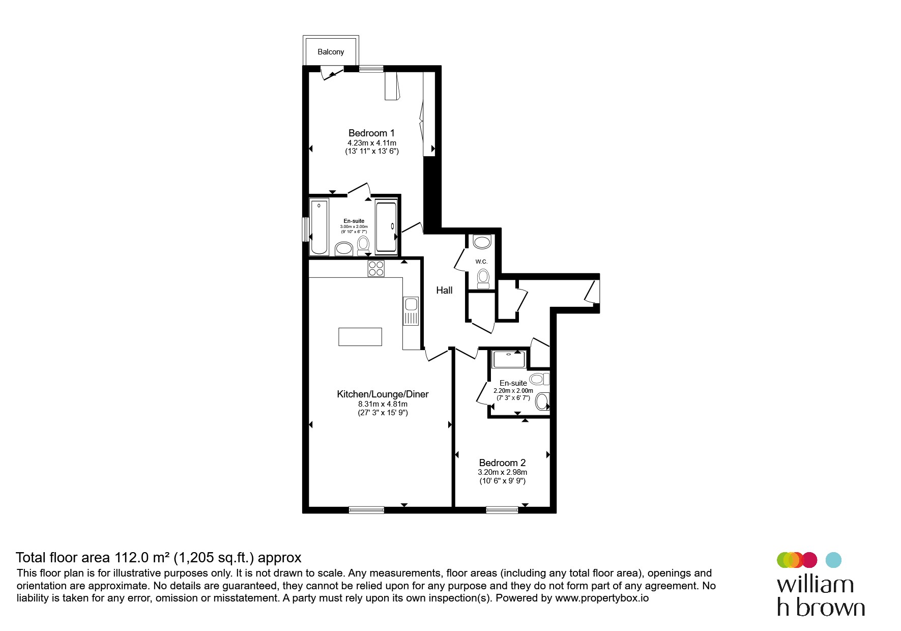 92, Canside, Meadow Walk, Chelmsford floorplan