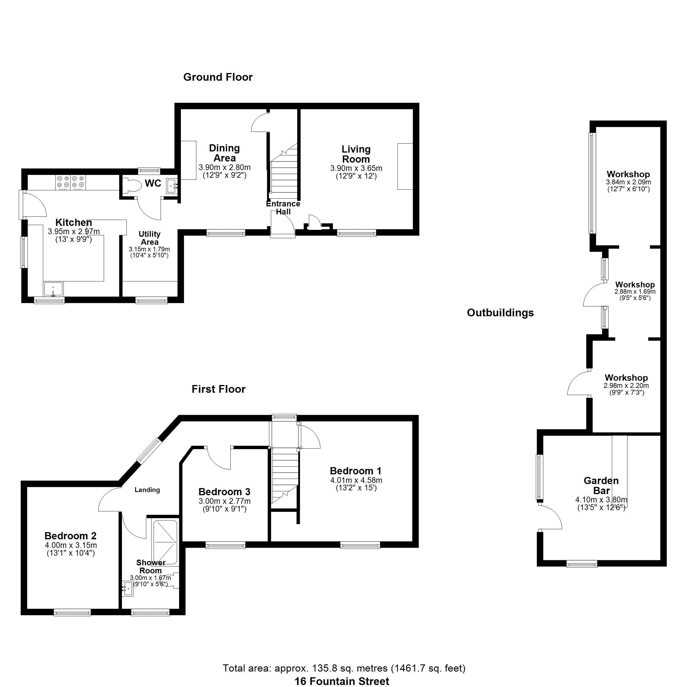 16, Fountain Street, Market Rasen floorplan