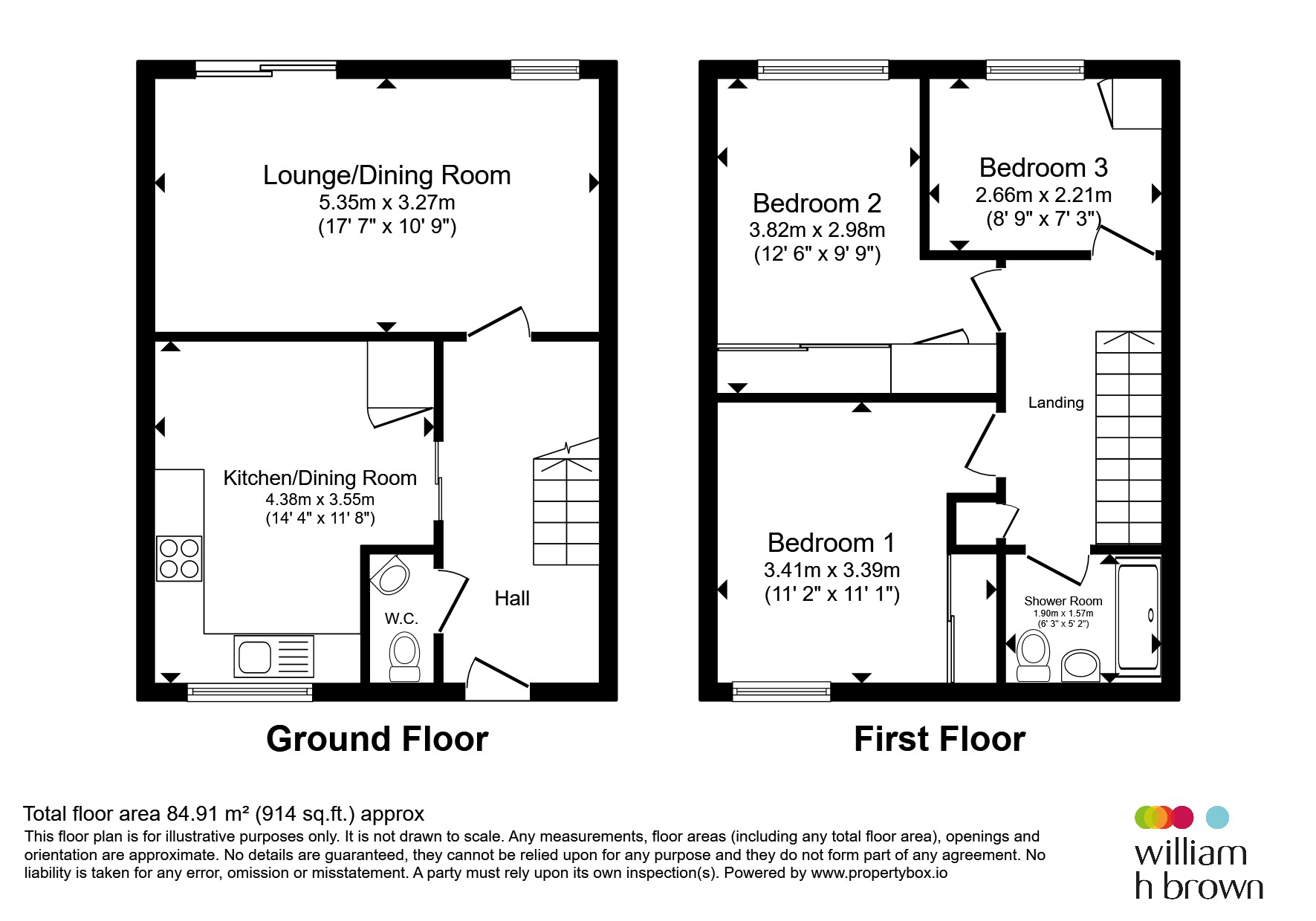 45, Cumbrian Avenue, York floorplan