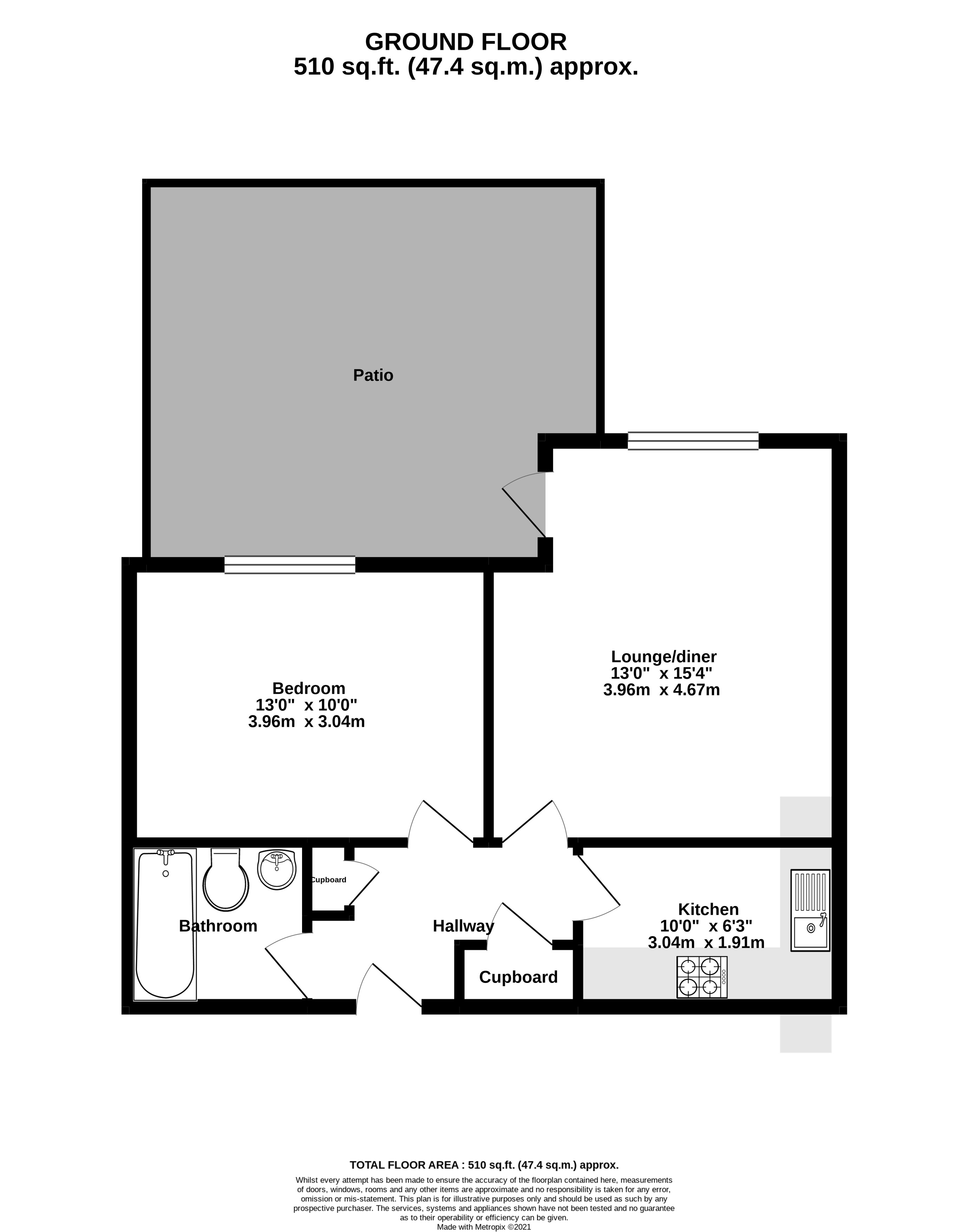 69, Penn Place, Rickmansworth floorplan