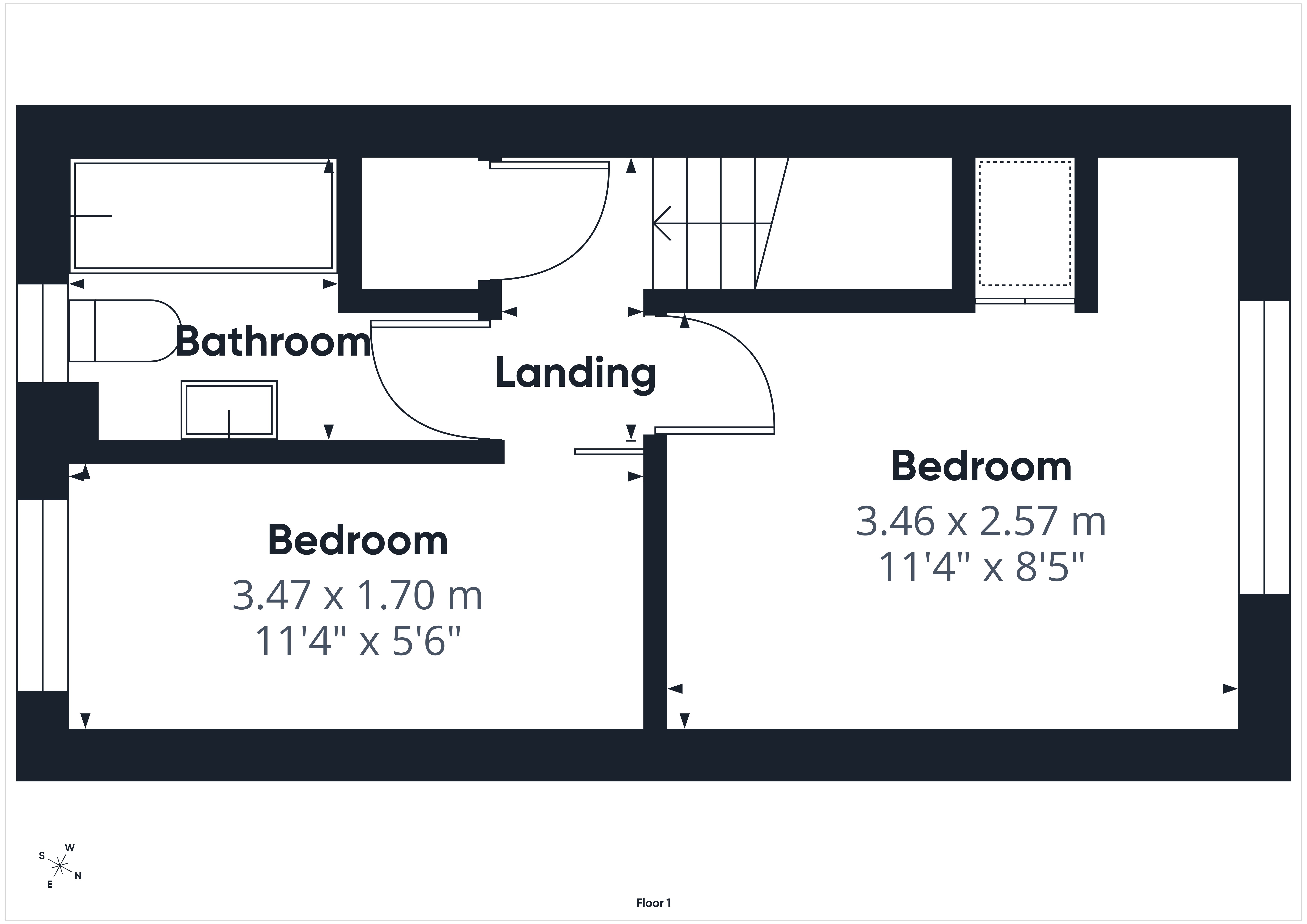 24, Honeysuckle Close, Herefordshire floorplan