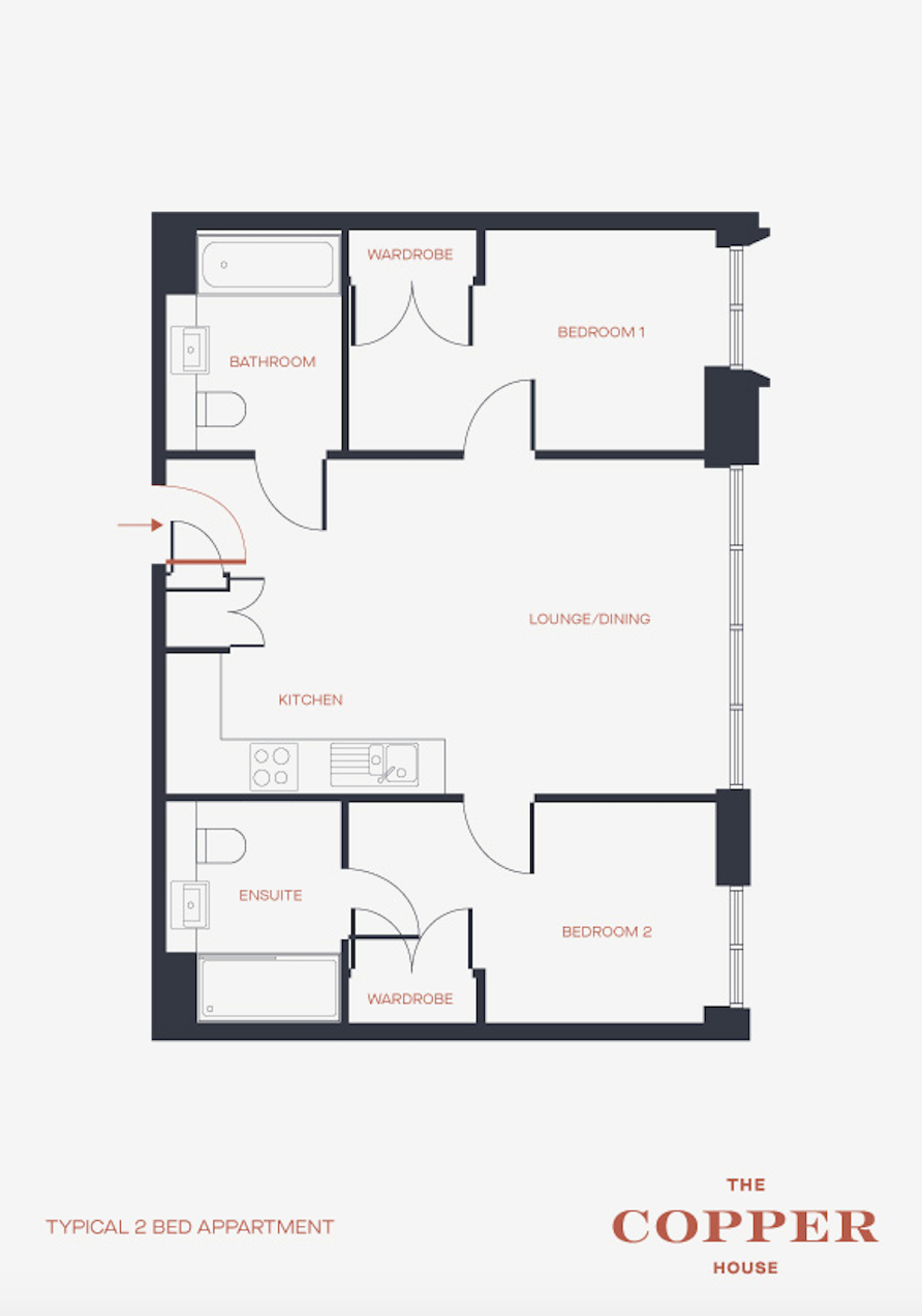 The Copper House, Liverpool L1, 2 bedroom flat to rent 60882535