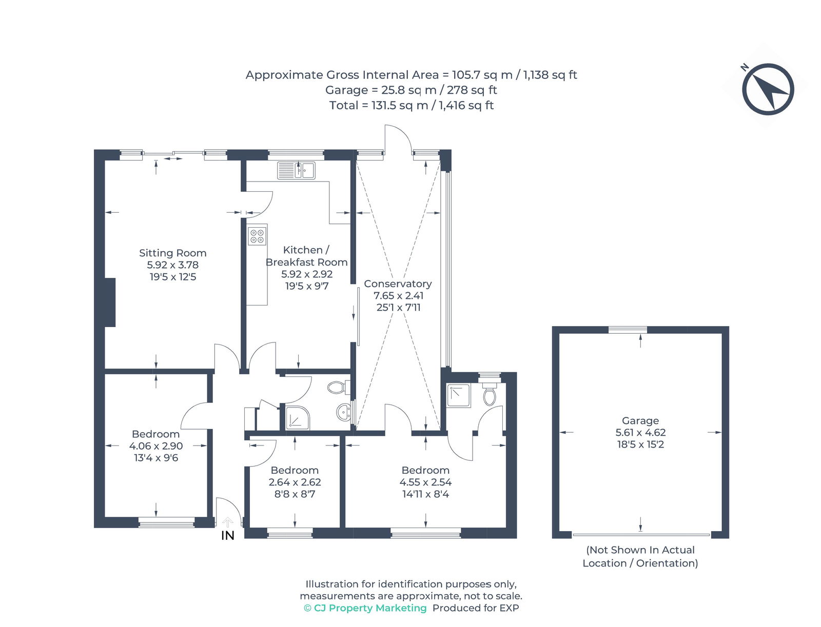 6, Seamons Close, Dunstable floorplan