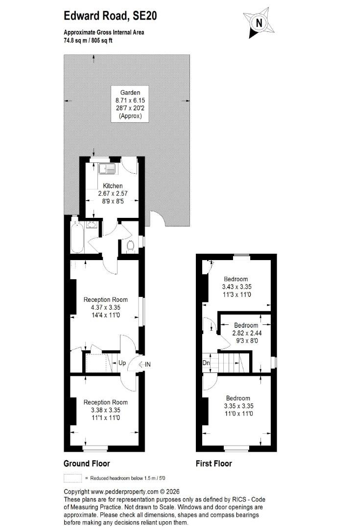 86, Edward Road, London floorplan