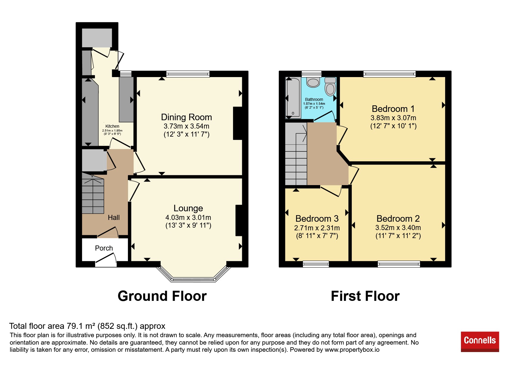 21, Heather Close, Bristol floorplan