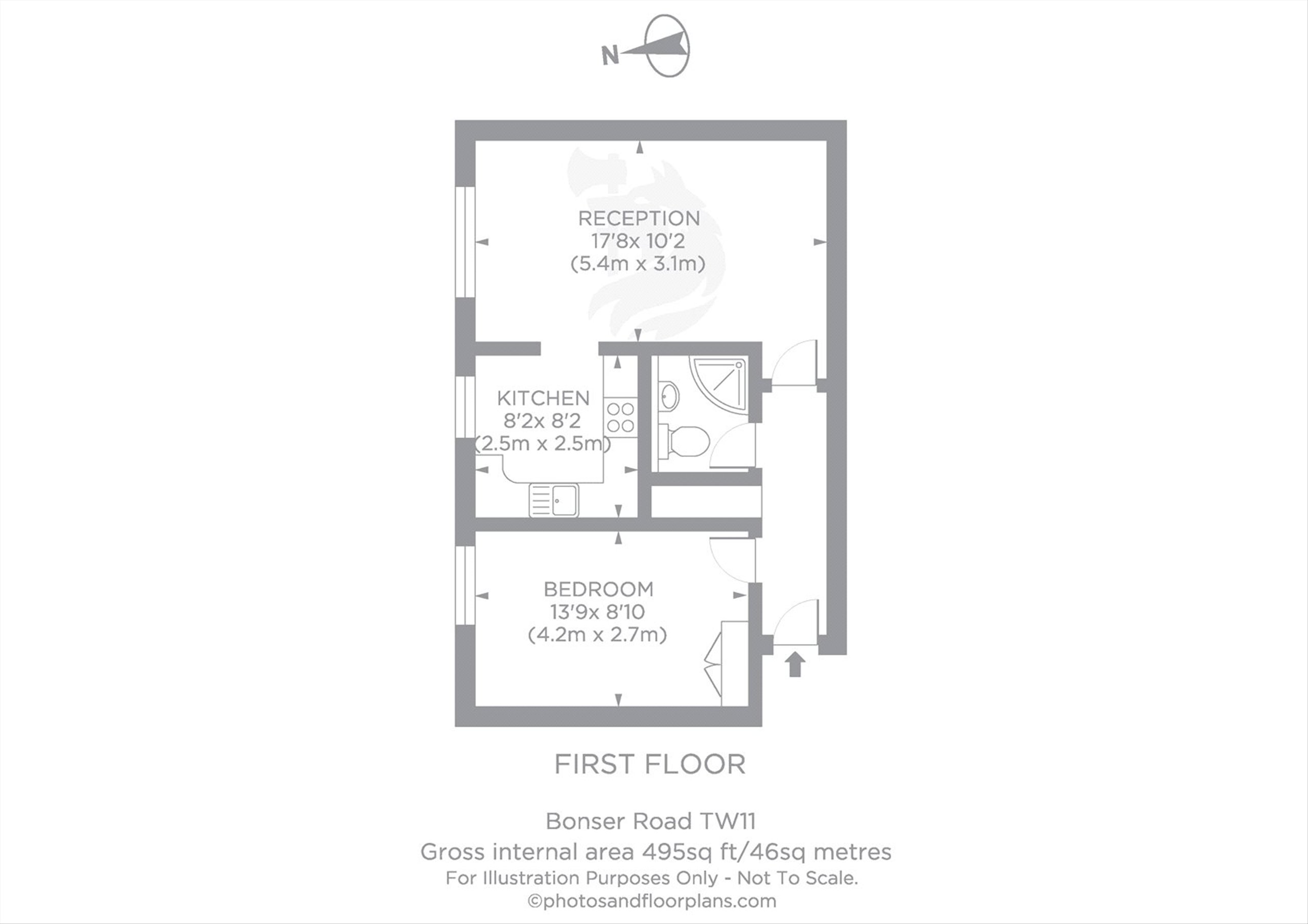 90, Bonser Road, Strawberry Hill floorplan