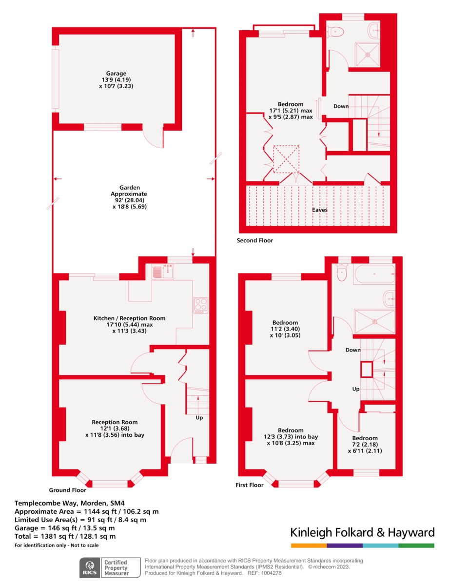 67, Templecombe Way, Morden floorplan
